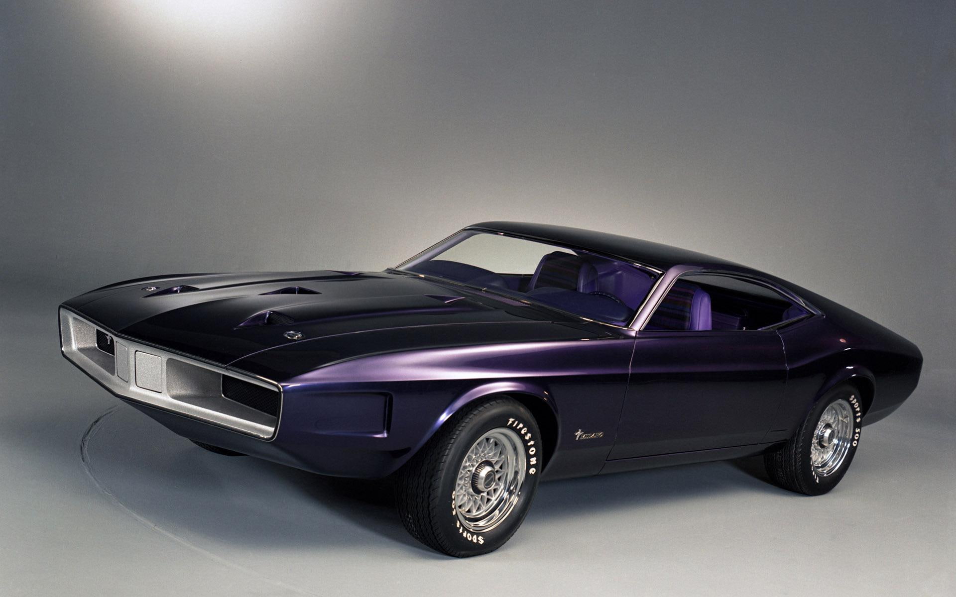 car, concept, purple, ford, ford mustang, muscle, mustang, milano, 1920x1200, 1080P, cars, HD Wallpaper