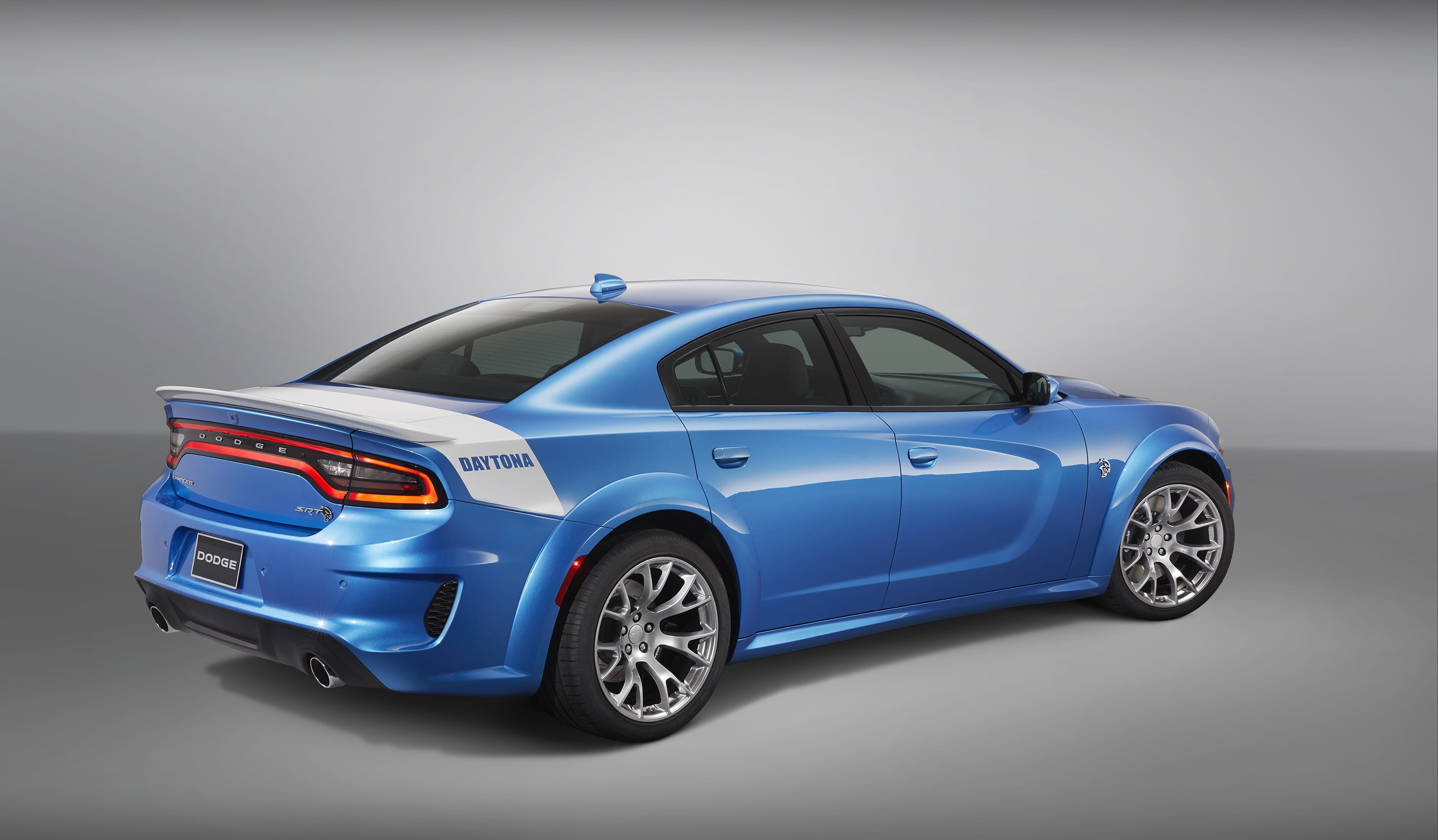 SRT, Hellcat, Dodge, 50th Anniversary Edition, 2019, Daytona, 2K, Charger, Widebody, rear view, HD Wallpaper