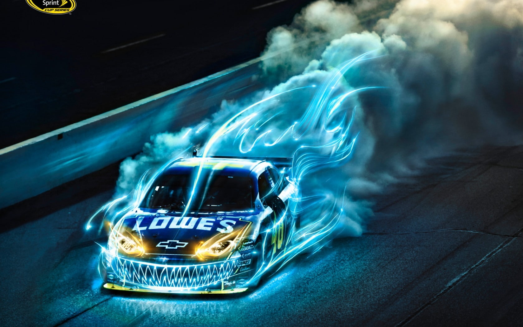outdoors, transportation, motor vehicle, motion, no people, land vehicle, road, city, 720P, illuminated, car, Nascar, architecture, street, night, blurred motion, HD Wallpaper