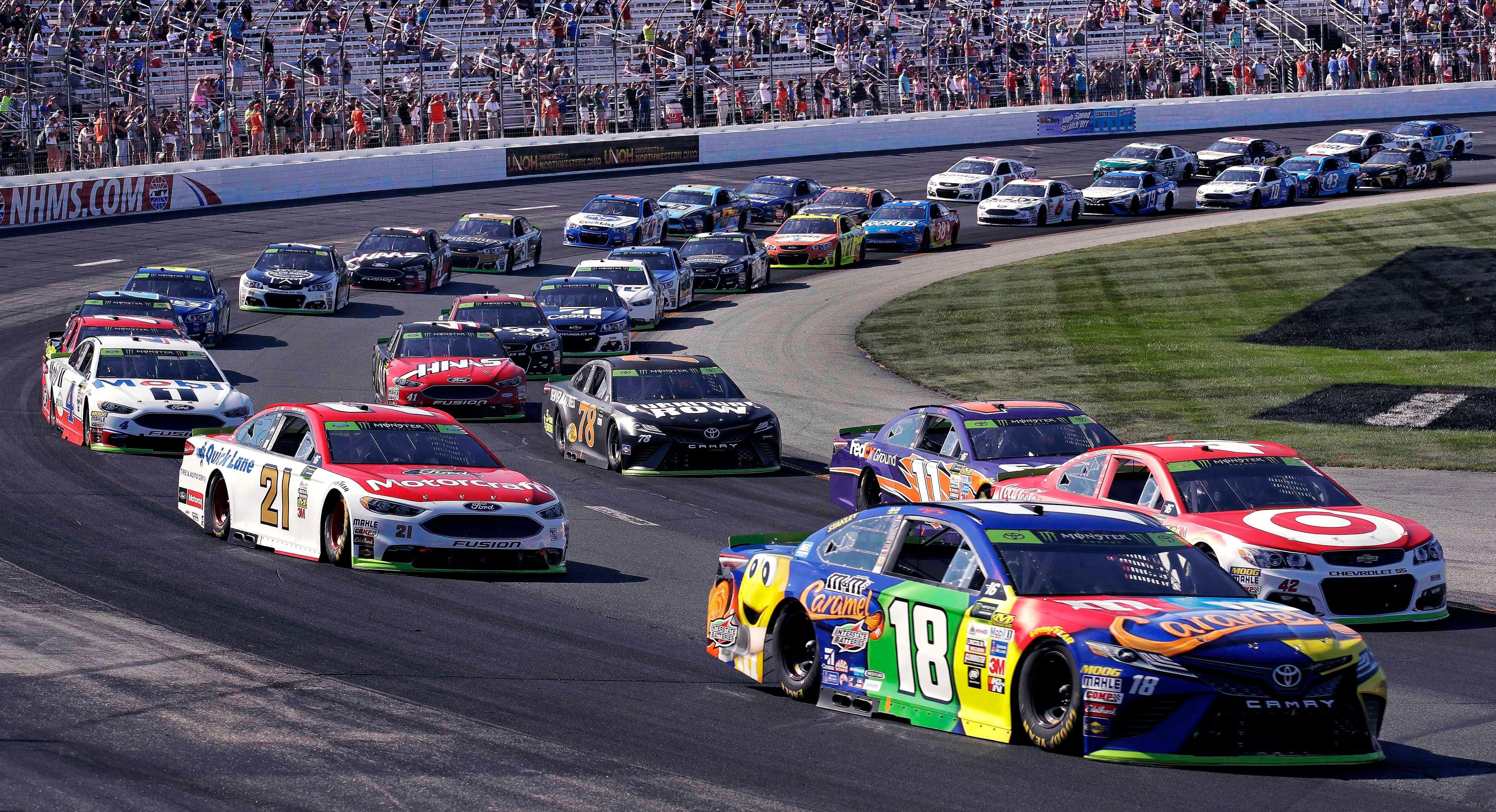 race, auto, automobile, vehicle, racing, racecar, nascar, car, 4K, HD Wallpaper