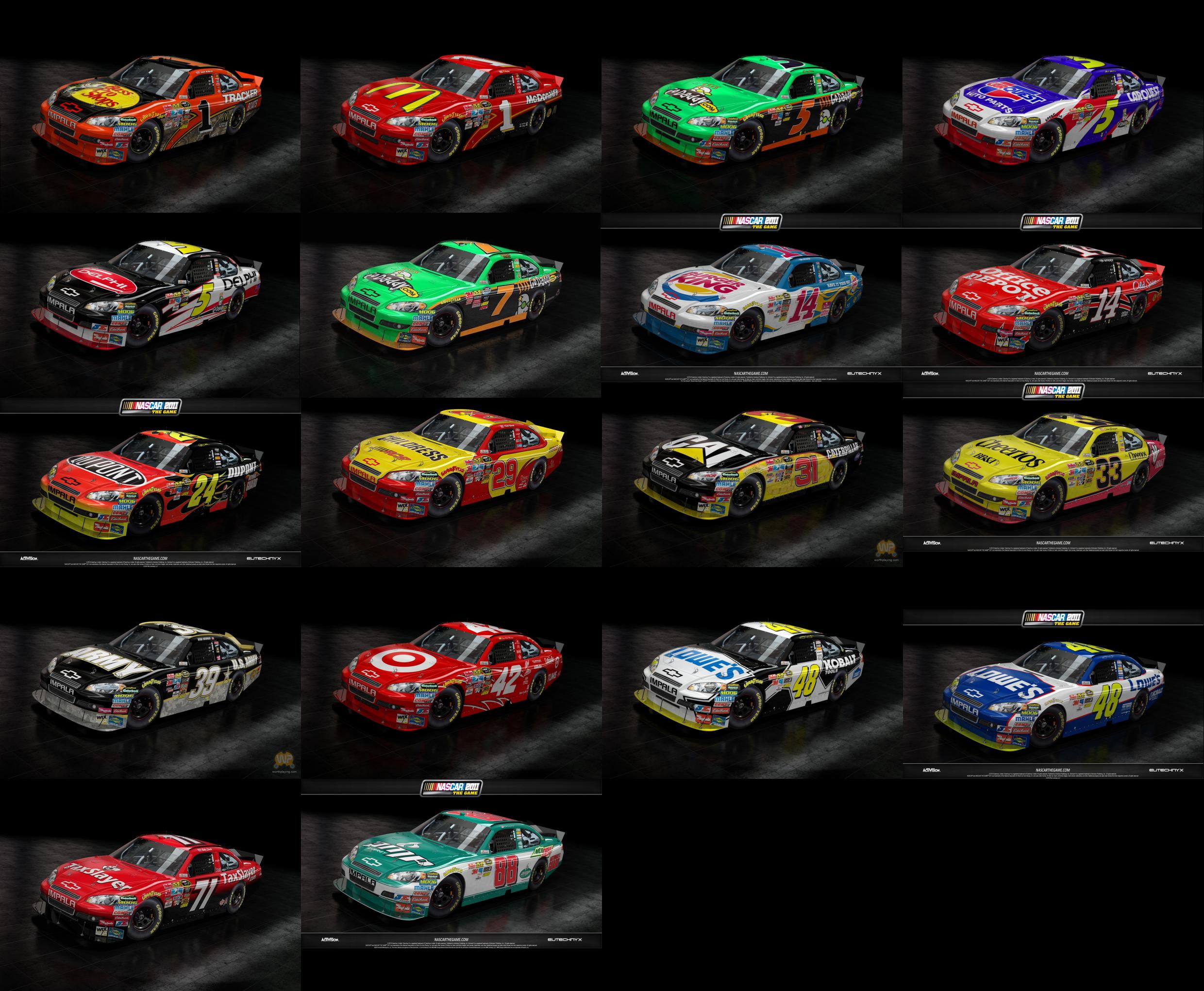 cars, nascar, digital, 1080P, HD Wallpaper