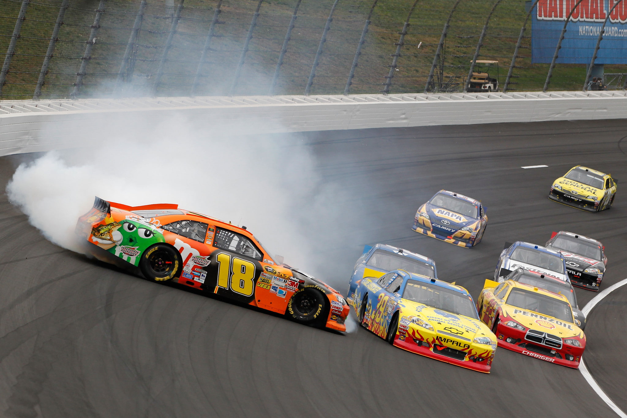 1080P, racing, nascar, race, HD Wallpaper