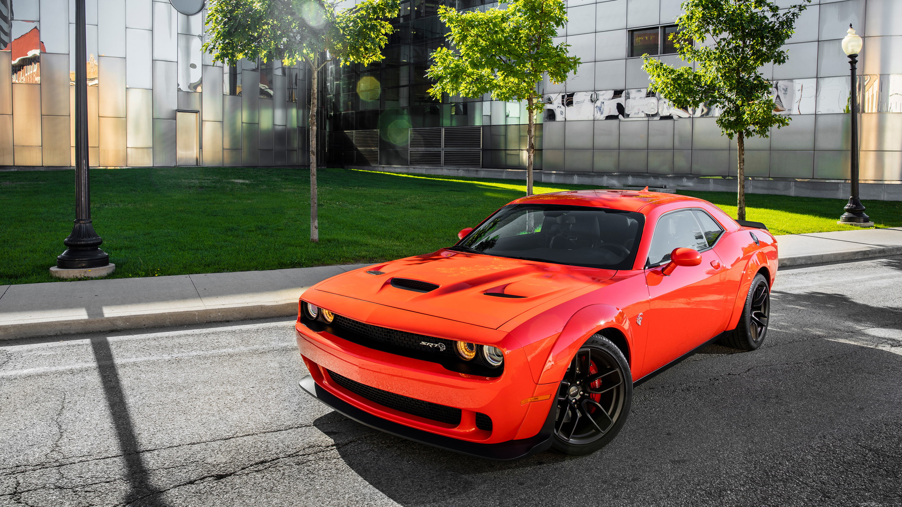 2K, 2018, Widebody, Challenger, Hellcat, Dodge, HD Wallpaper
