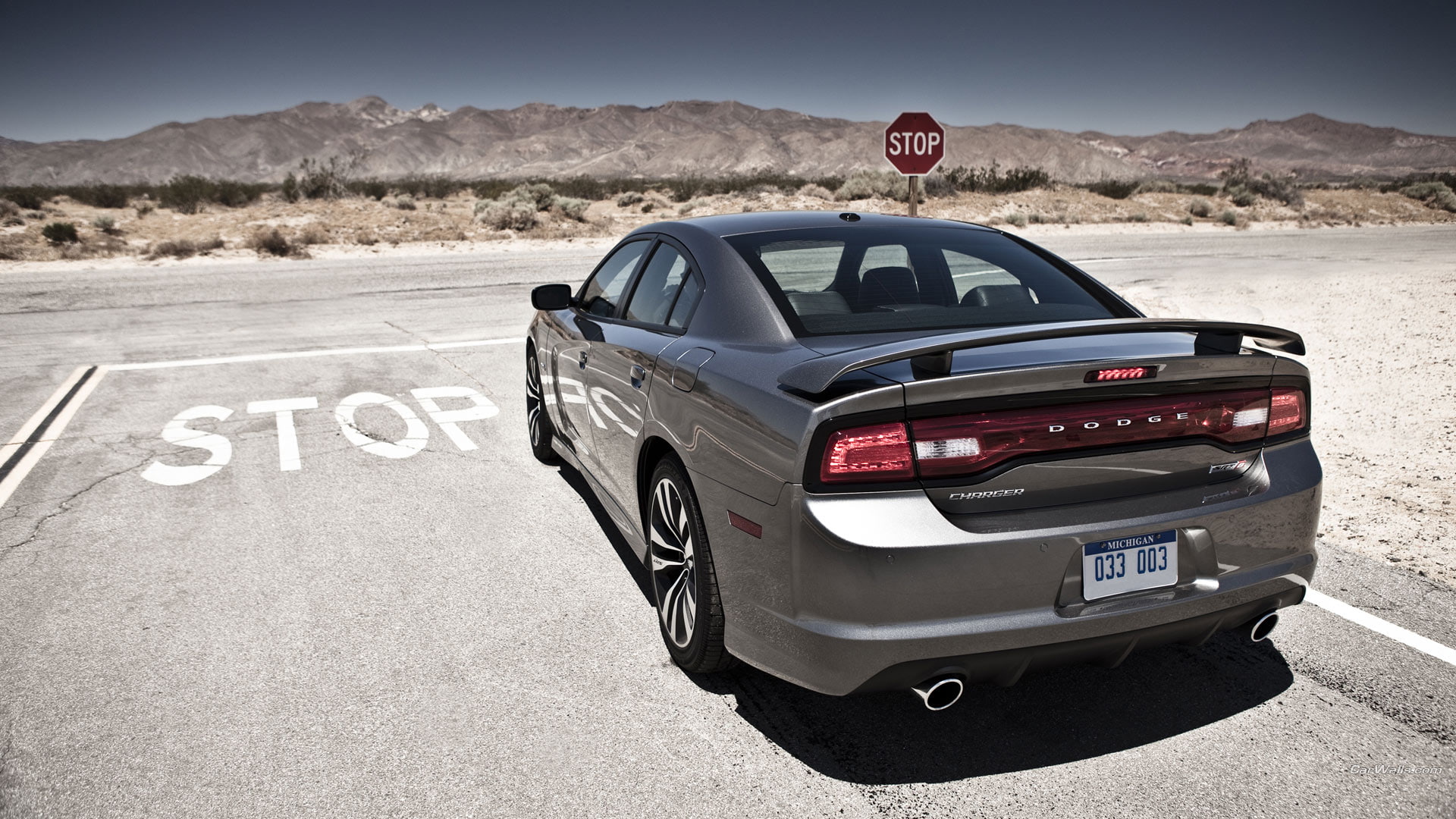 srt, stop, cars, dodge, hd, 1080P, charger, HD Wallpaper