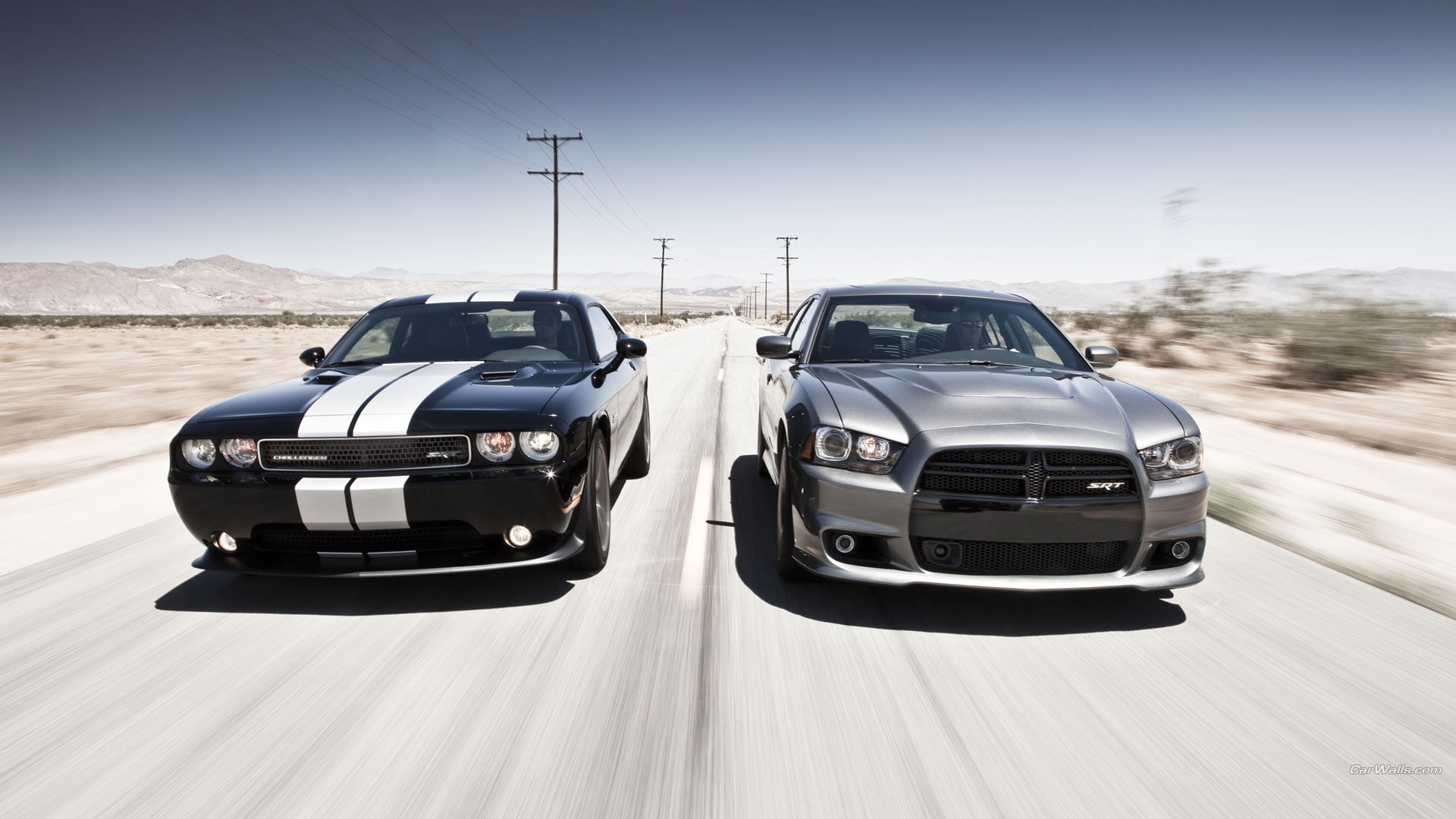 srt, cars, 1080P, motion, hd, charger, challenger, blur, dodge, HD Wallpaper