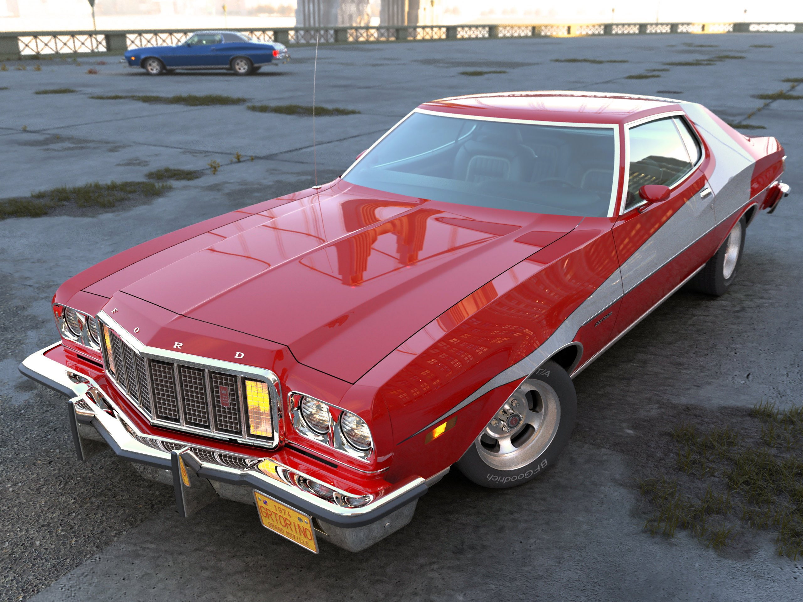 ford, hot, muscle, hutch, 2K, classic, rods, starsky, torino, rod, HD Wallpaper