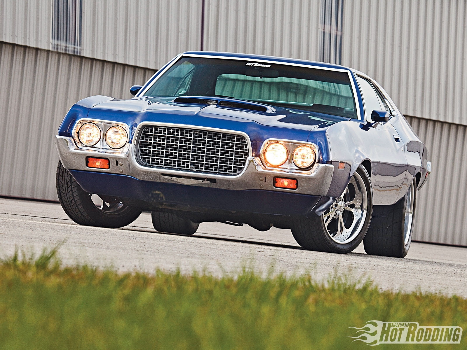 vehicles, torino, ford, hd, 720P, blue, 72, HD Wallpaper