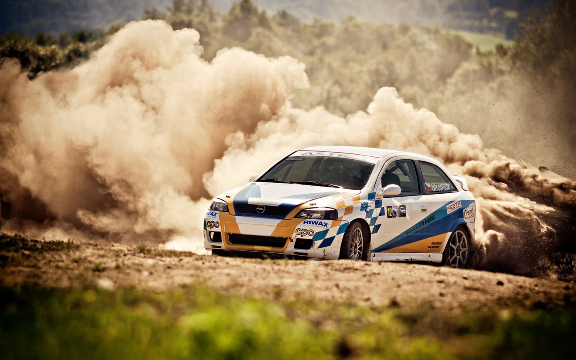 speed, environment, coupe, motion, smoke - physical structure, competitive Sport, racecar, journey, no People, rally Car Racing, road, outdoors, driving, HD Wallpaper
