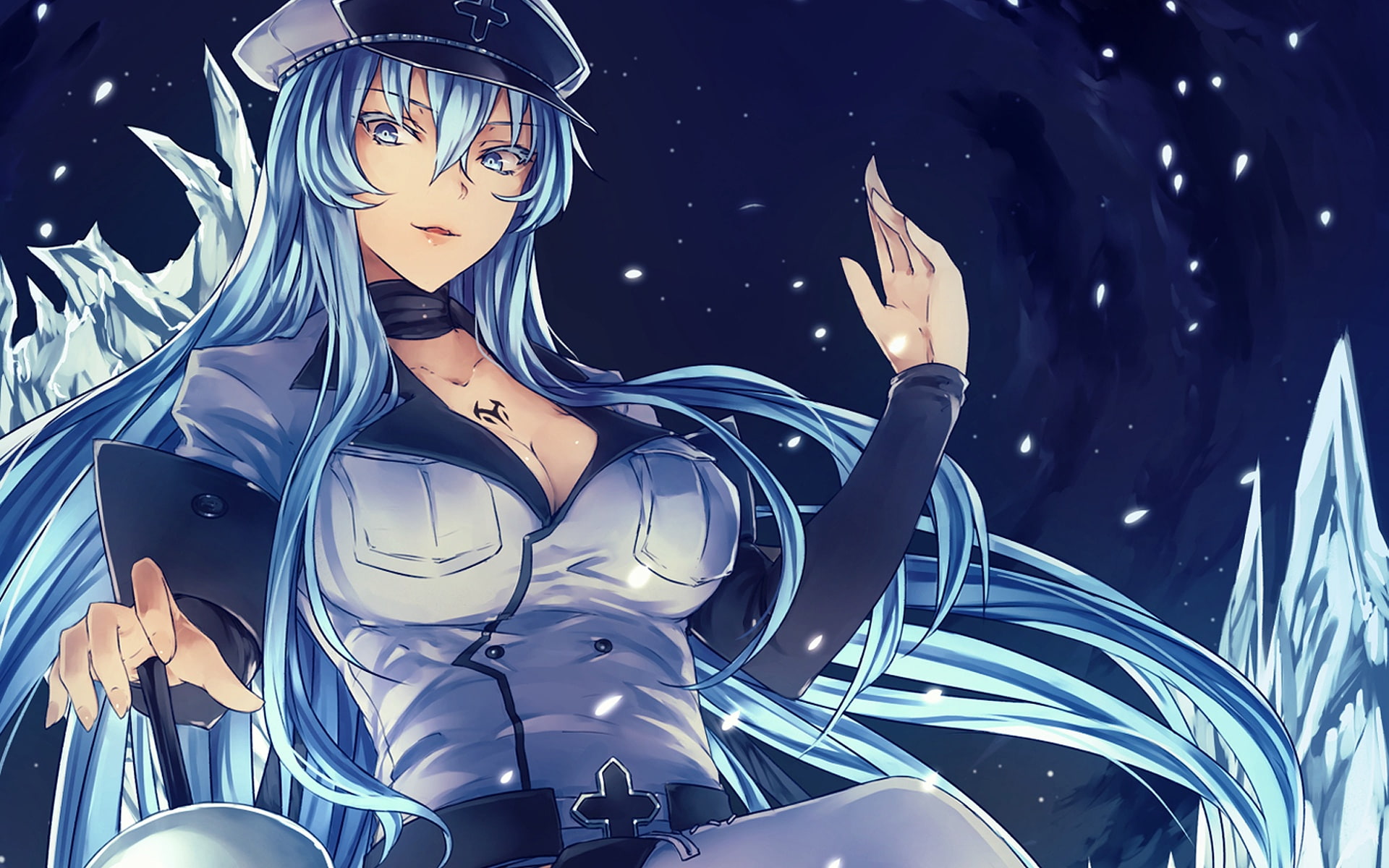 Anime, 1080P, Esdeath (Akame Ga Kill!), Akame ga Kill!, HD Wallpaper