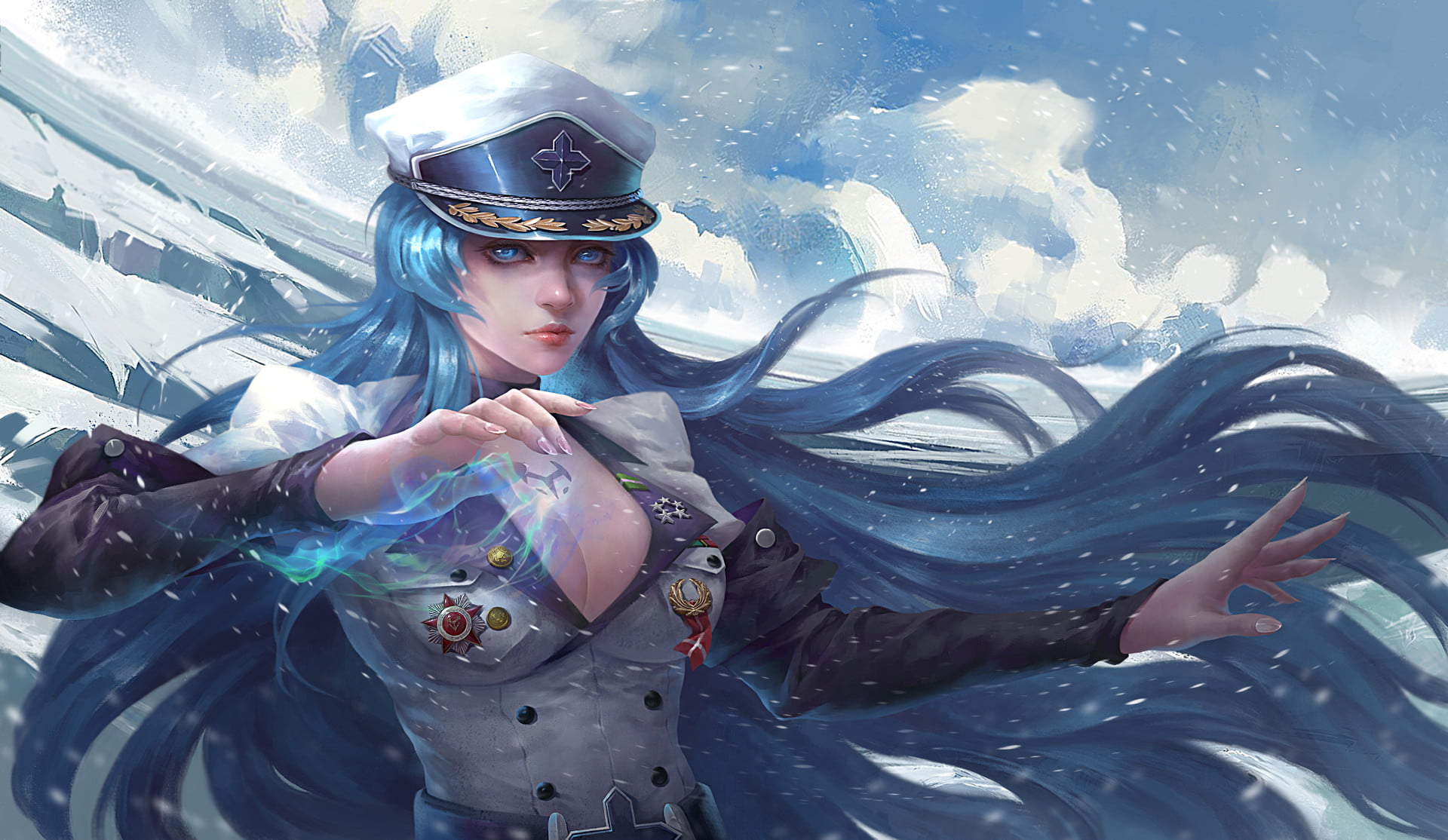 Esdeath (Akame Ga Kill!), Anime, Akame ga Kill!, 1080P, HD Wallpaper