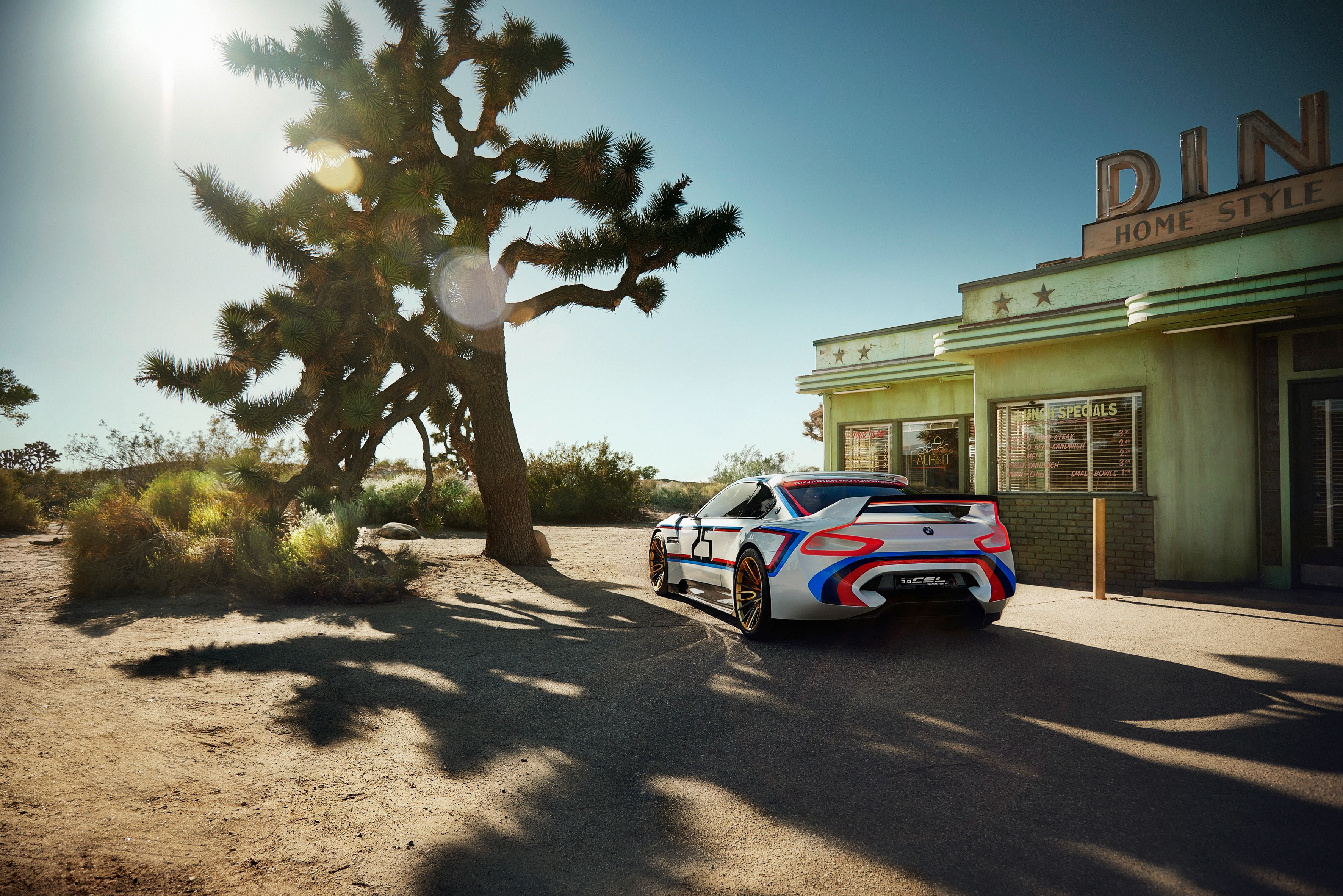 vehicle, Trees, BMW 3.0 CSL, car, bmw, 2K, HD Wallpaper
