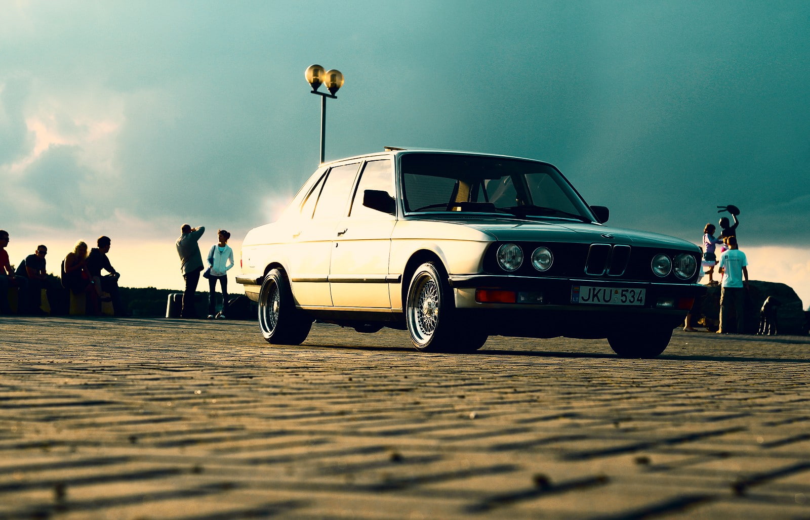 720P, rain, evening, Sun, sports car, morning, BMW, car, sports, e28, old car, HD Wallpaper