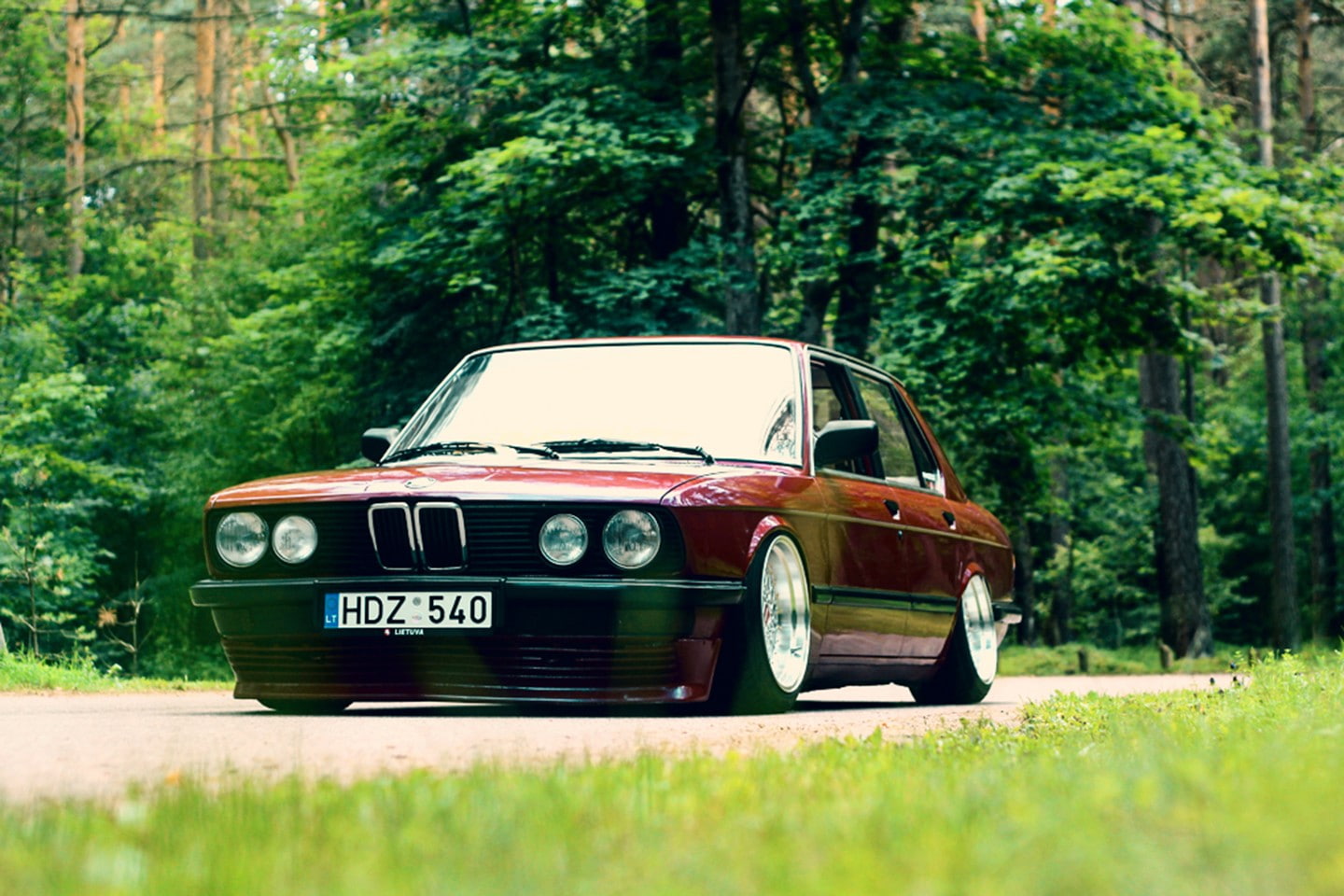 e28, old car, sports, car, BMW E28, Sun, 720P, sports car, rain, BMW, morning, evening, HD Wallpaper