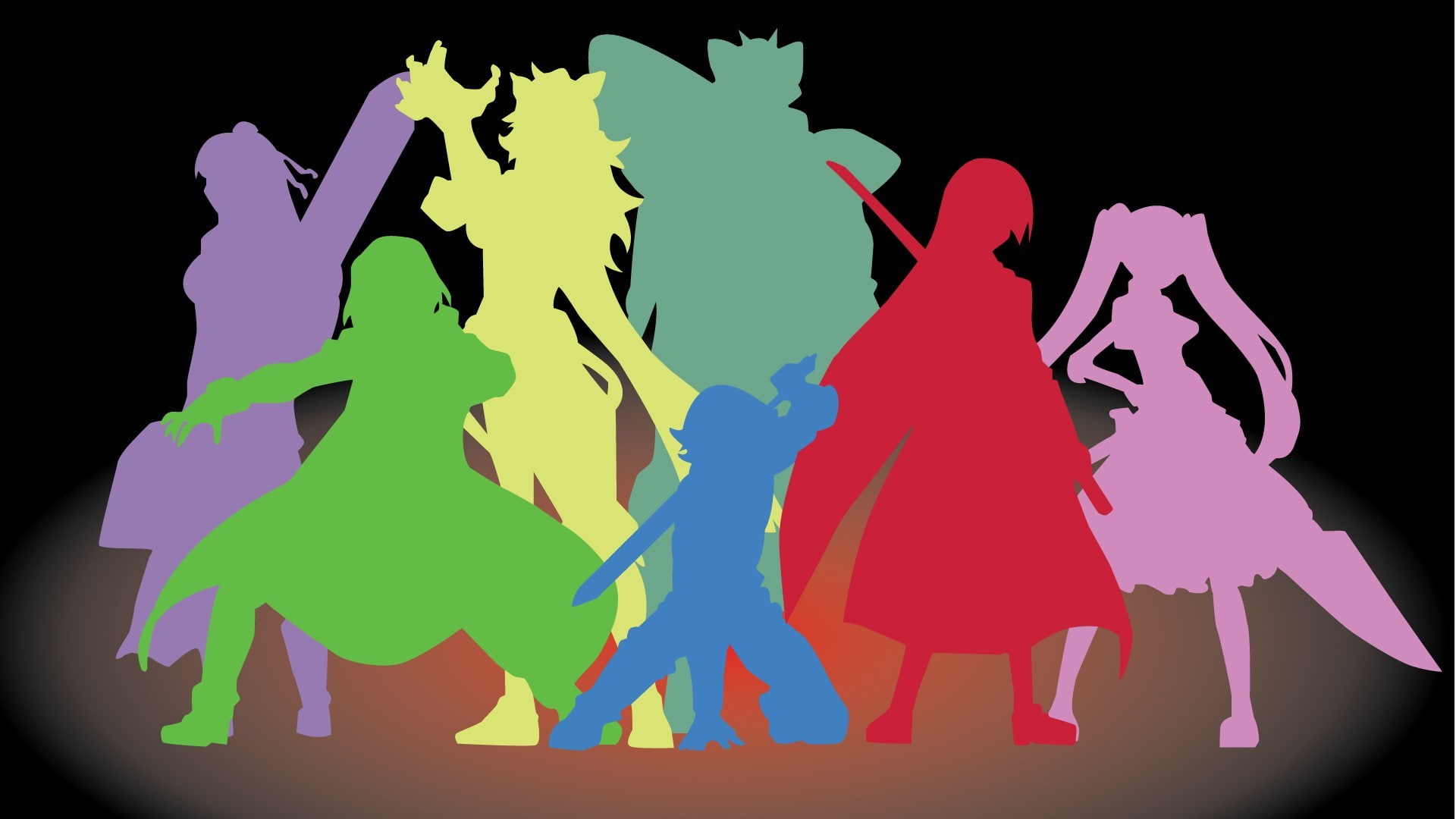 art and craft, male likeness, 1080P, Akame Ga Kill!, togetherness, choice, Sheele, human representation, multi colored, people, women, studio shot, representation, HD Wallpaper