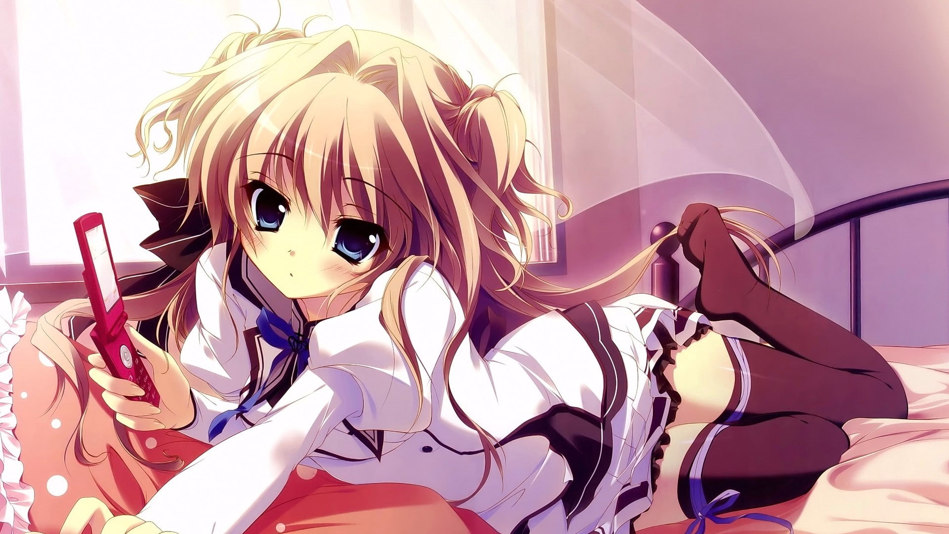 day, Sena Airi, portrait, toy, Mashiroiro Symphony, indoors, close-up, anime, anime girls, human representation, nature, glasses, creativity, auto post production filter, HD Wallpaper
