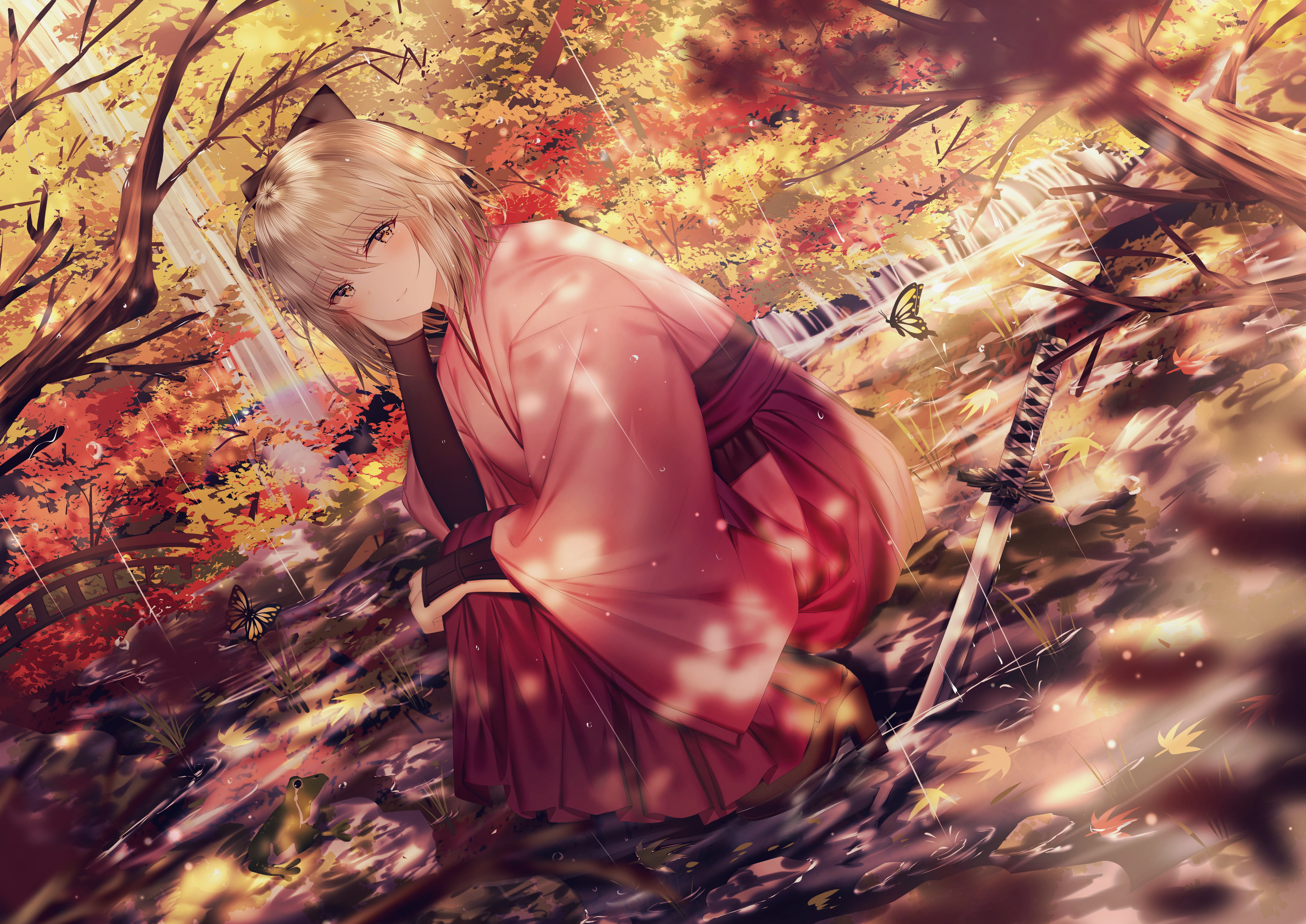 junpaku karen, anime, Fate/Grand Order, anime girls, 4K, HD Wallpaper