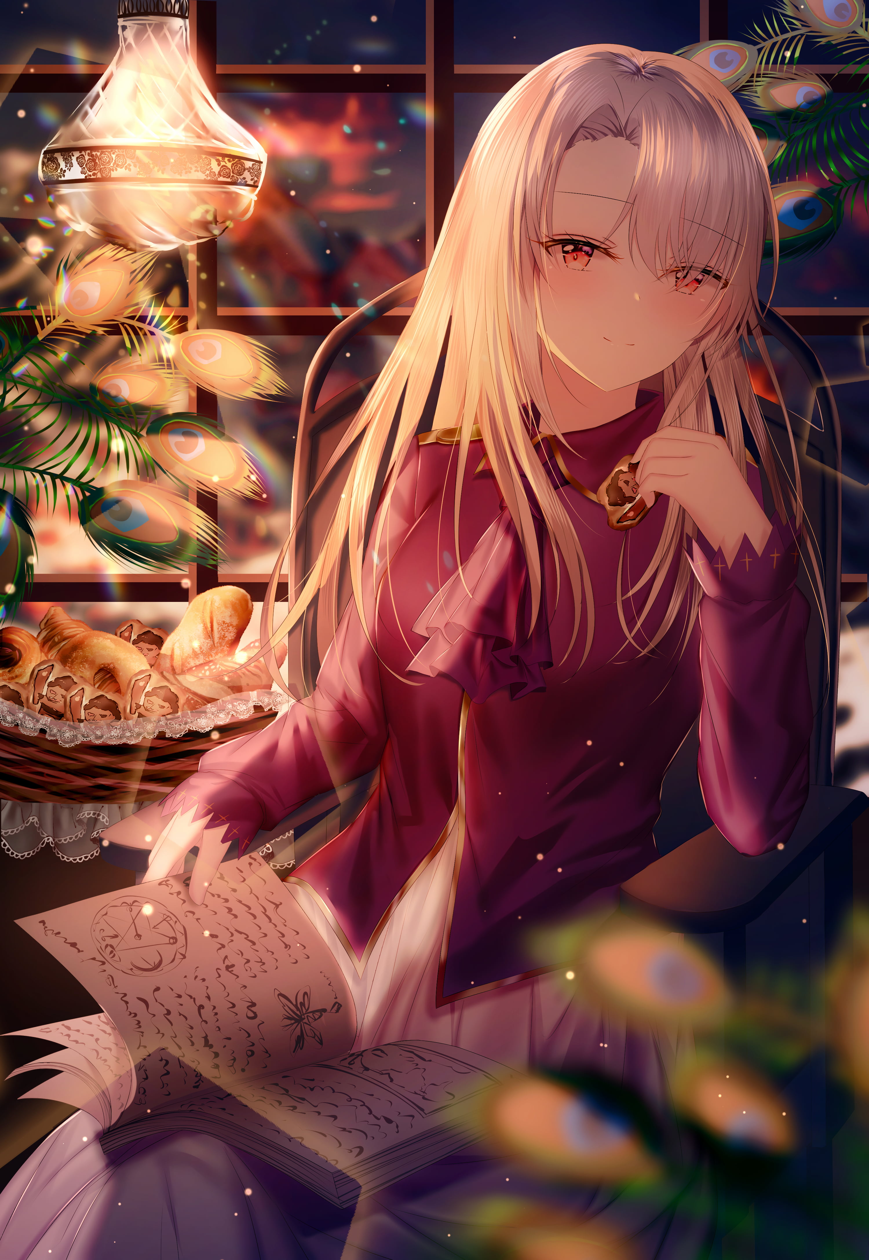 4K, anime, anime girls, junpaku karen, Phone HD Wallpaper