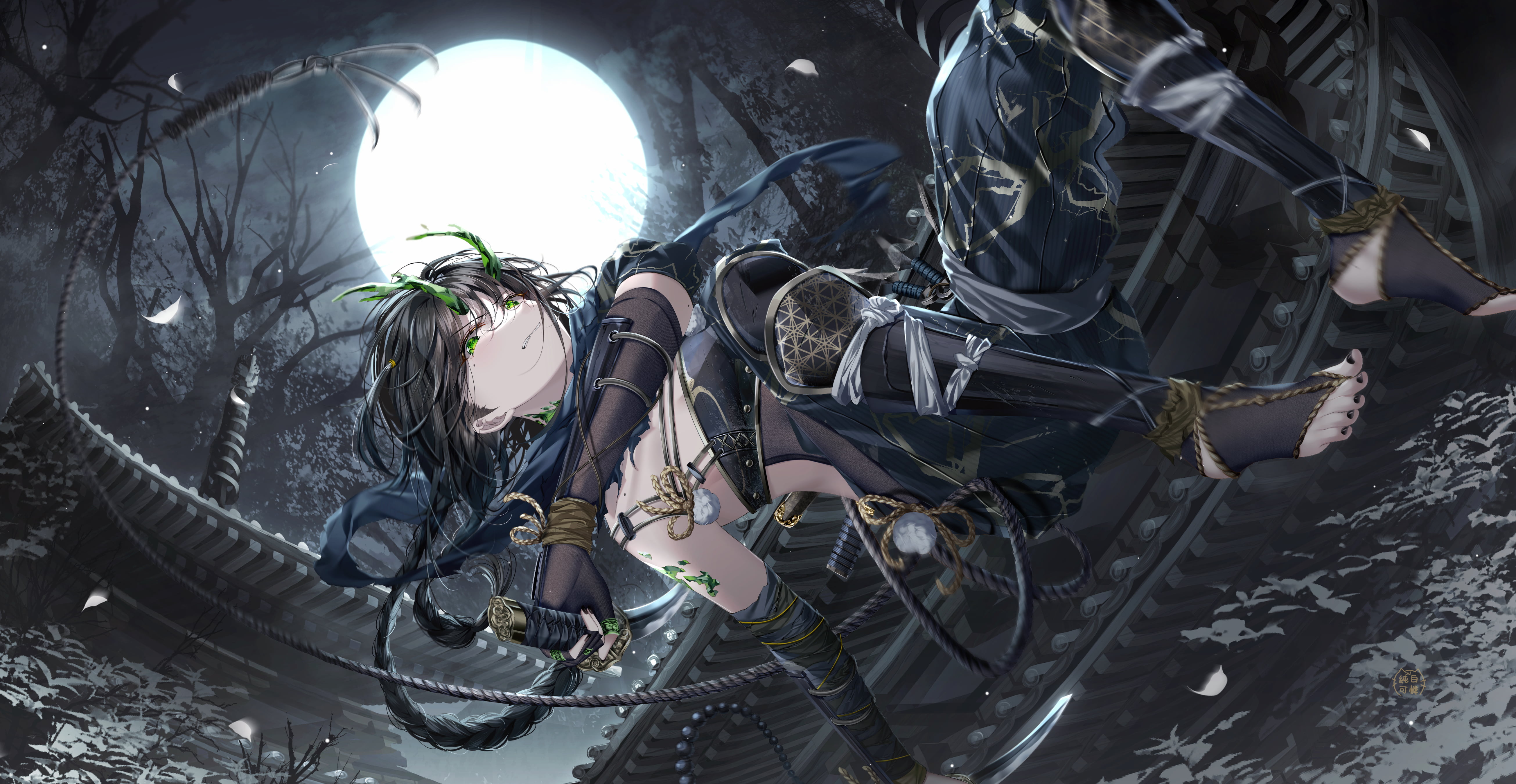 5K, junpaku karen, anime girls, anime, HD Wallpaper