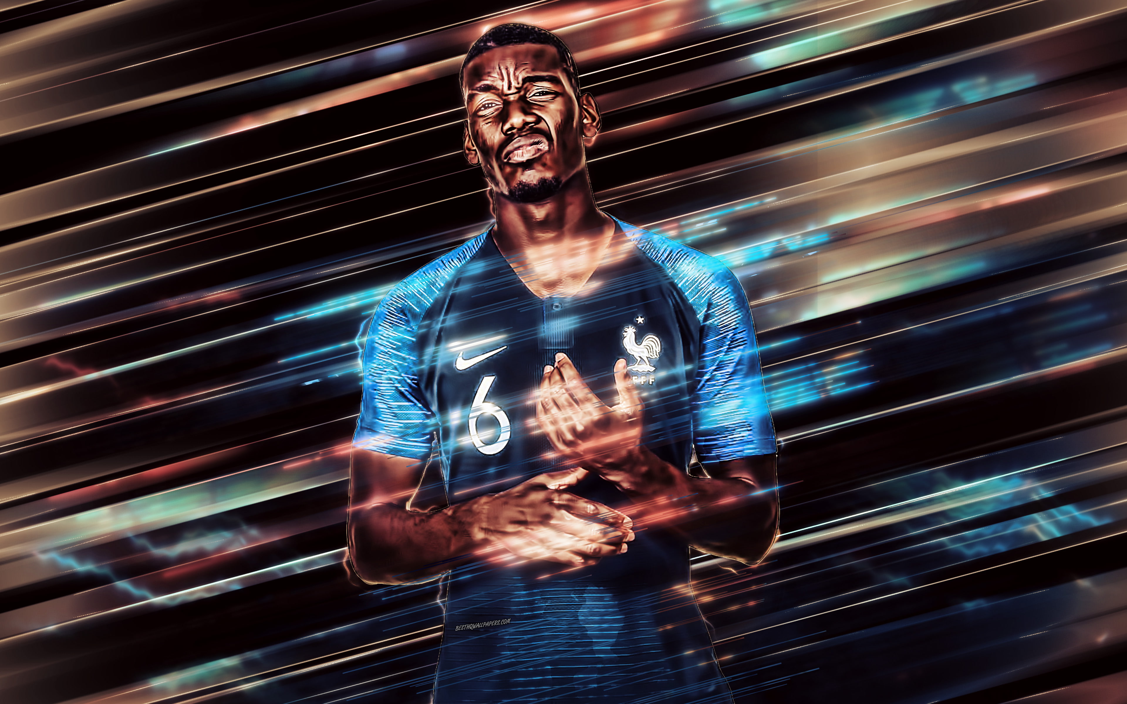 Soccer, Paul Pogba, French, 4K, HD Wallpaper