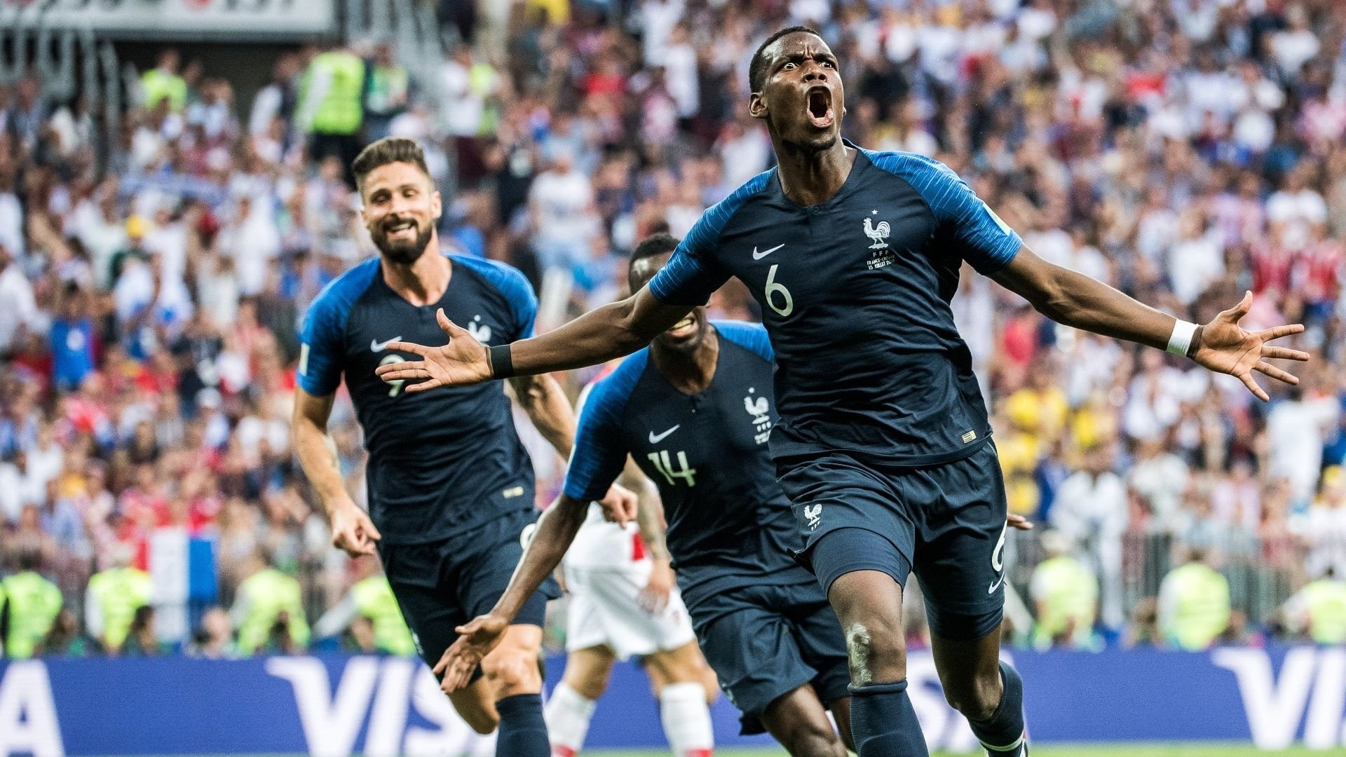 1080P, Soccer, Paul Pogba, HD Wallpaper