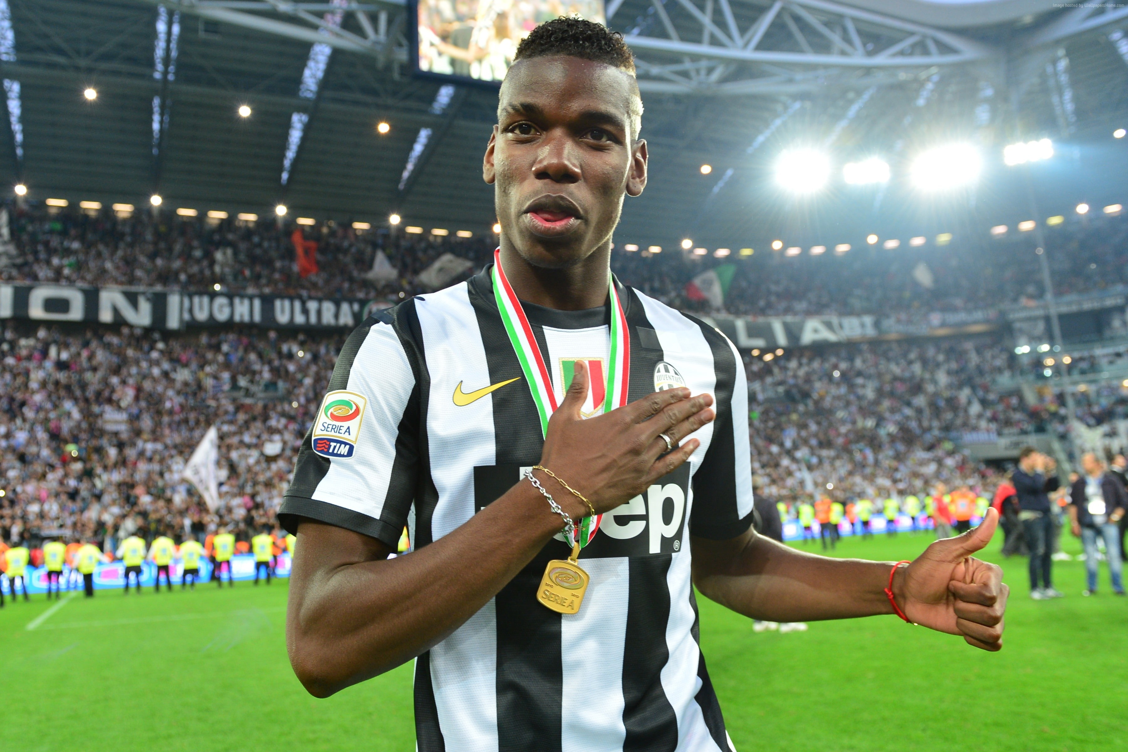 4K, Paul Pogba, Manchester United, soccer, 2K, HD Wallpaper