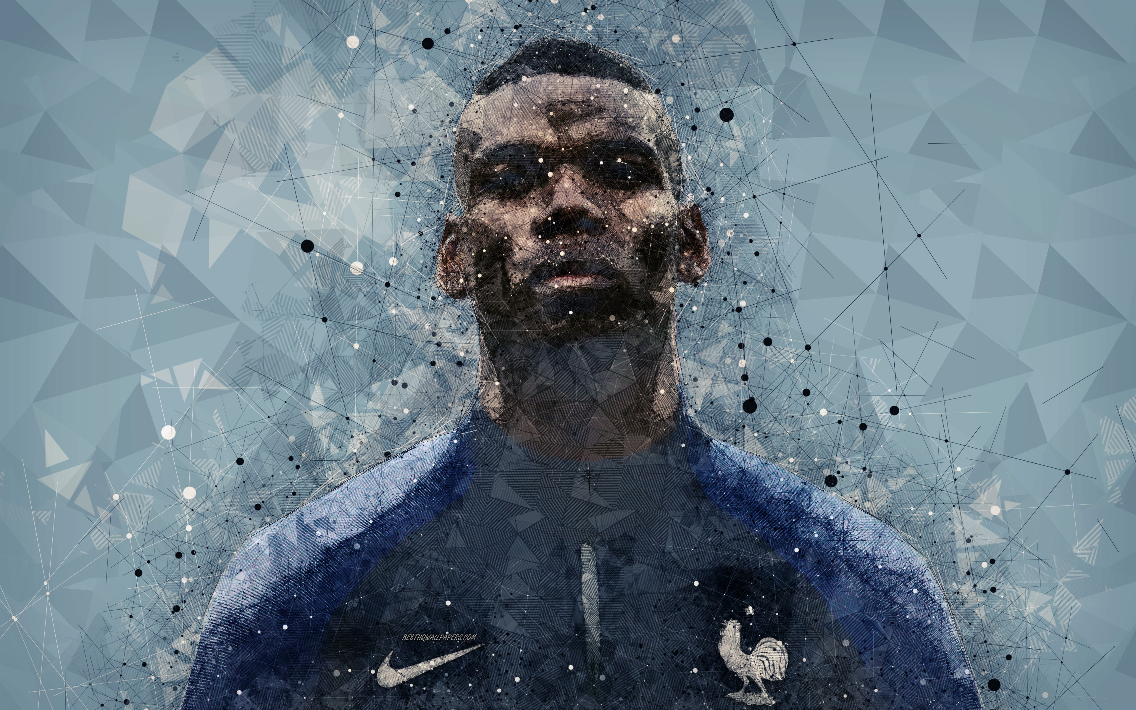 French, 4K, Paul Pogba, Soccer, HD Wallpaper