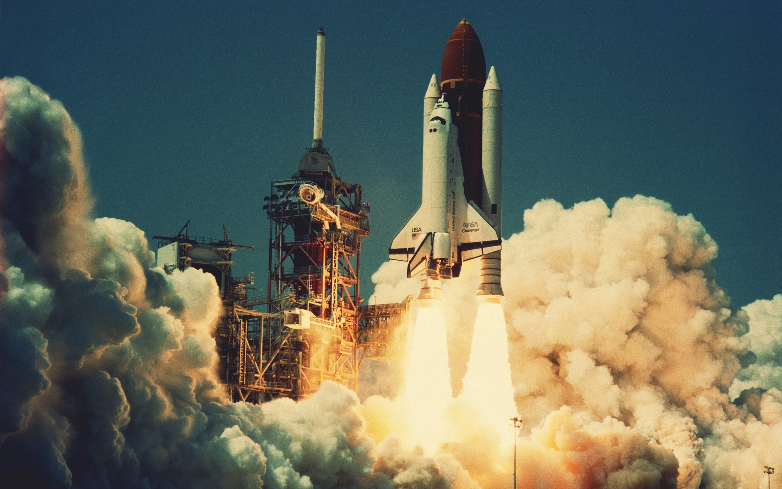 space shuttle challenger, 2K, HD Wallpaper