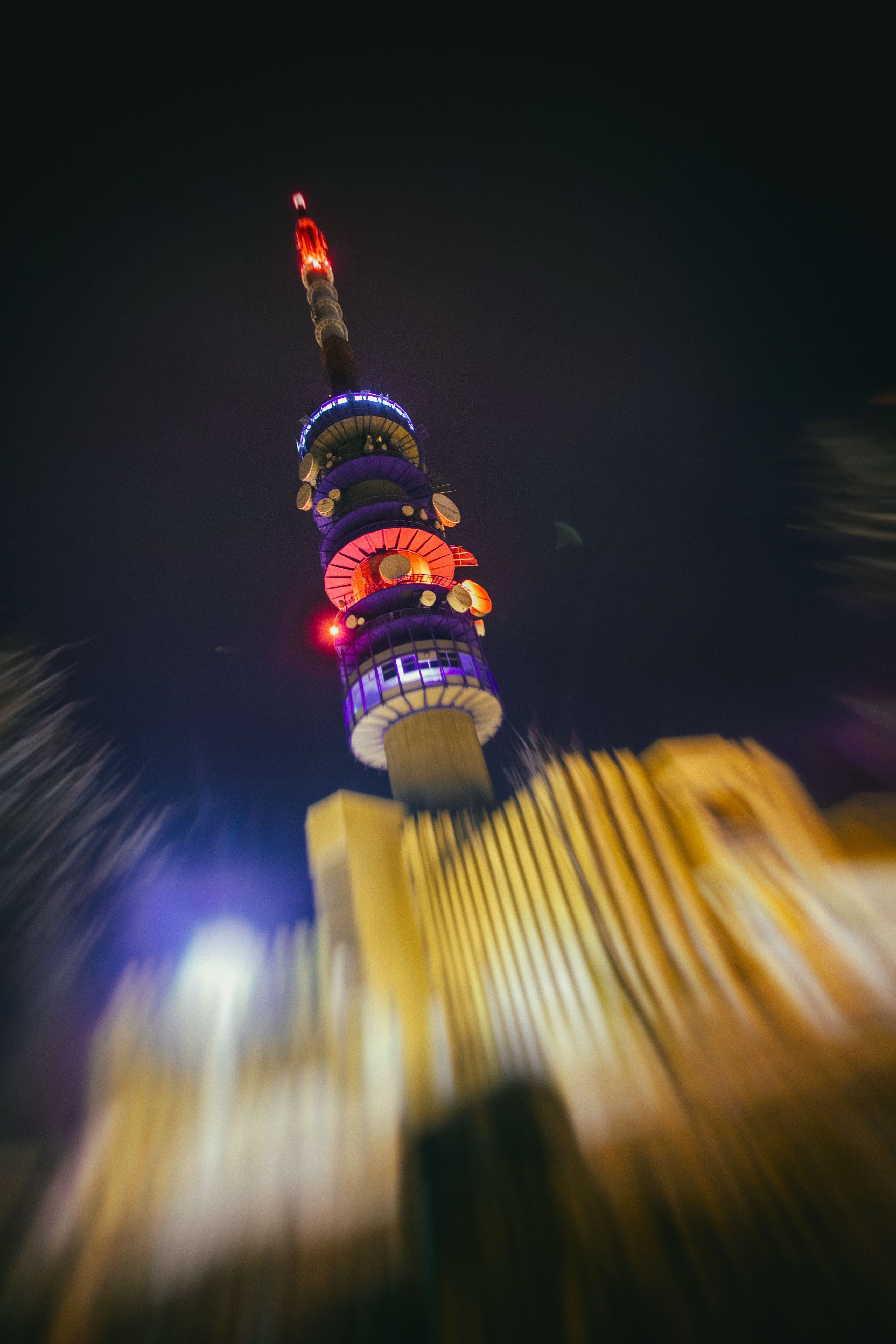 5K, antenna, creativity, long exposure, motion blur, human representation, illuminated, sculpture, travel, space, blur, launch, night, blurred motion, Phone HD Wallpaper