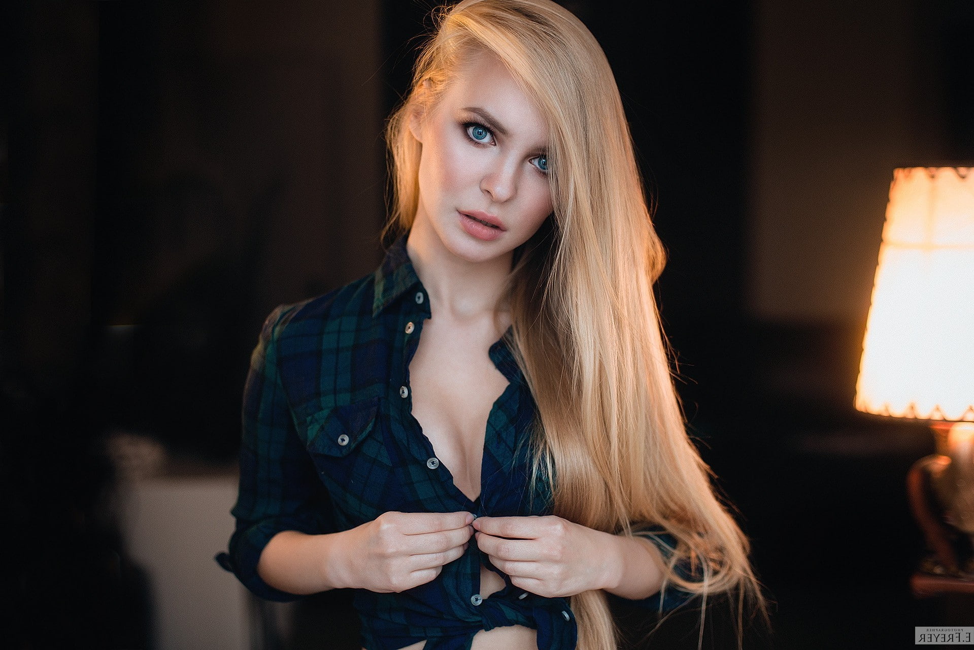 720P, face, portrait, women, Victoria Pichkurova, Blonde, HD Wallpaper