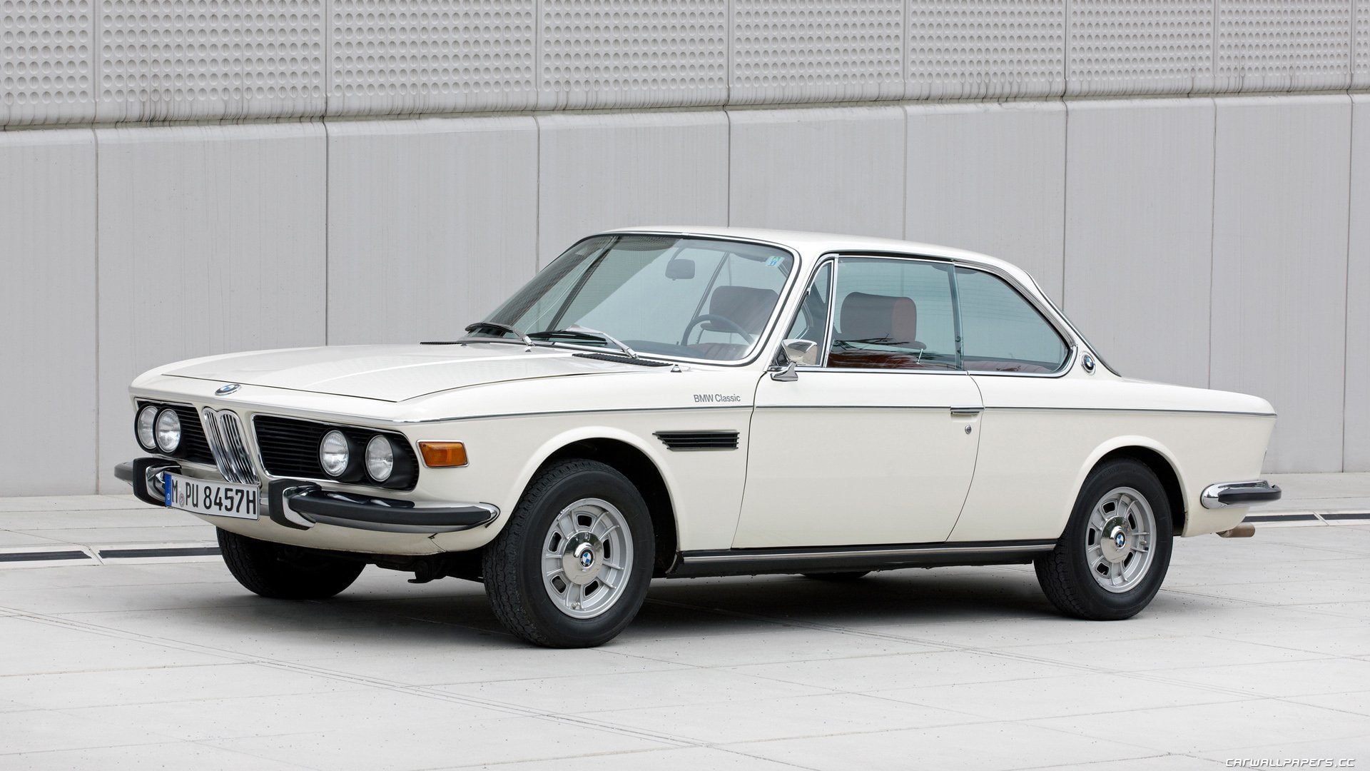 1080P, White Car, BMW, Coupé, Luxury Car, BMW 3 Series, BMW 3.0 CSi, HD Wallpaper