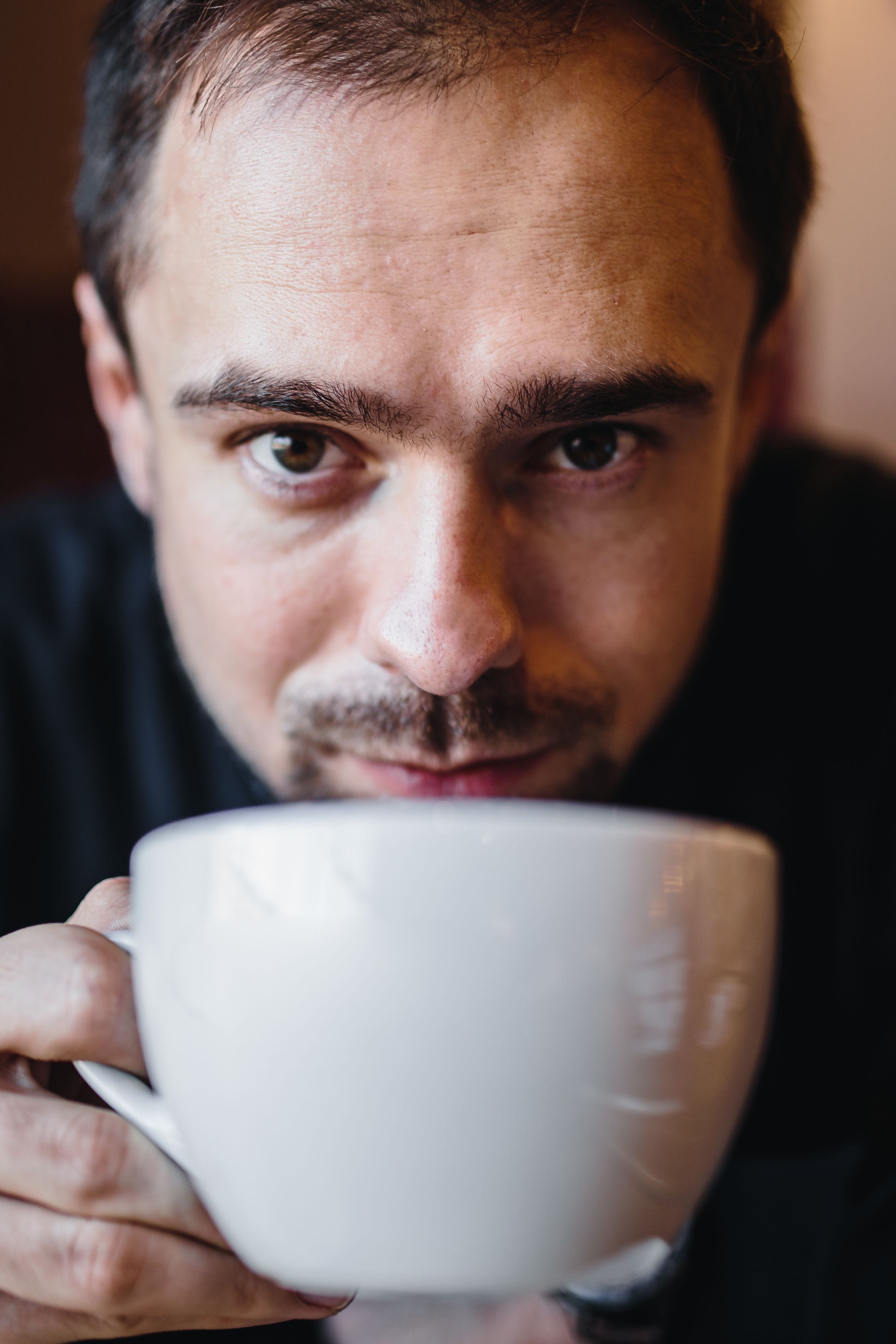 interior, Young, sititng, only Men, break, coffee Cup, city, holding, dressed, one Man Only, male, cup, adult, males, refreshment, drink, caucasian, indoors, Phone HD Wallpaper