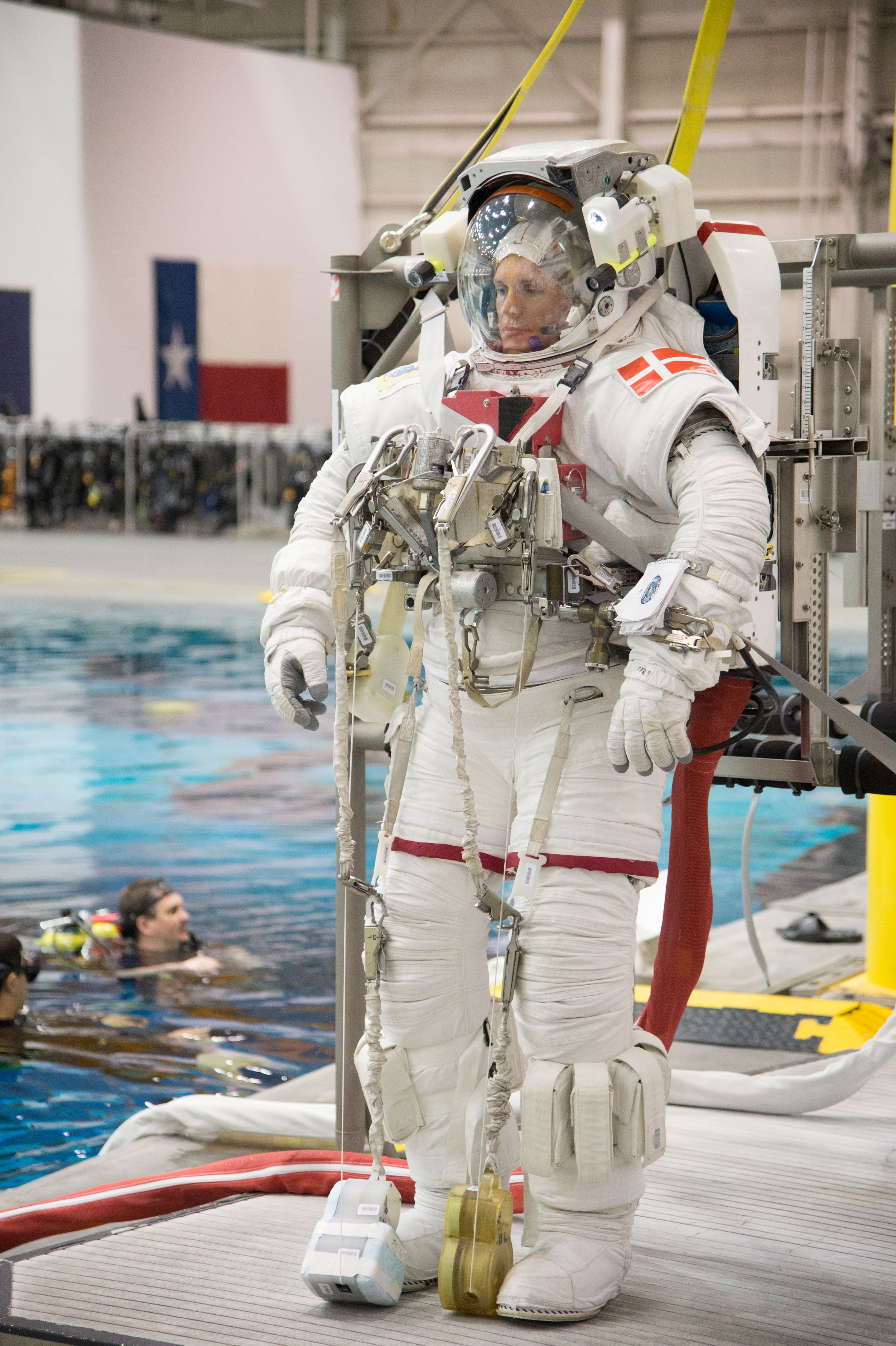 andreas, esa, training, spacewalk, europe, 4K, space, Phone HD Wallpaper