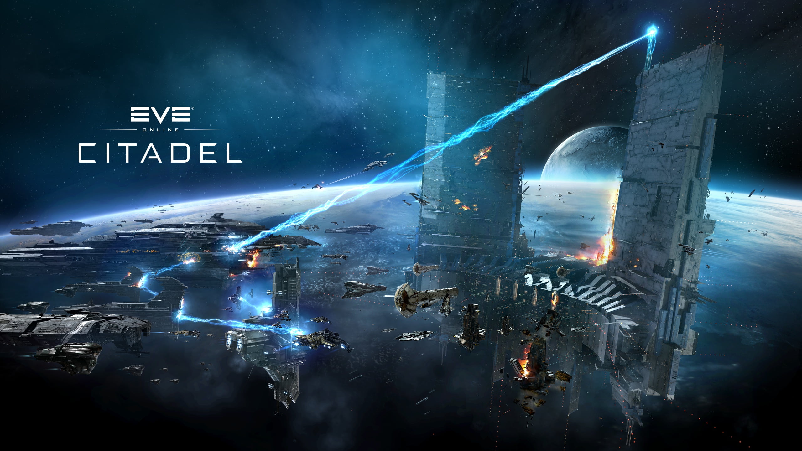 EVE Online, Video Game, Battle, 2K, Space Station, Spaceship, Space, HD Wallpaper