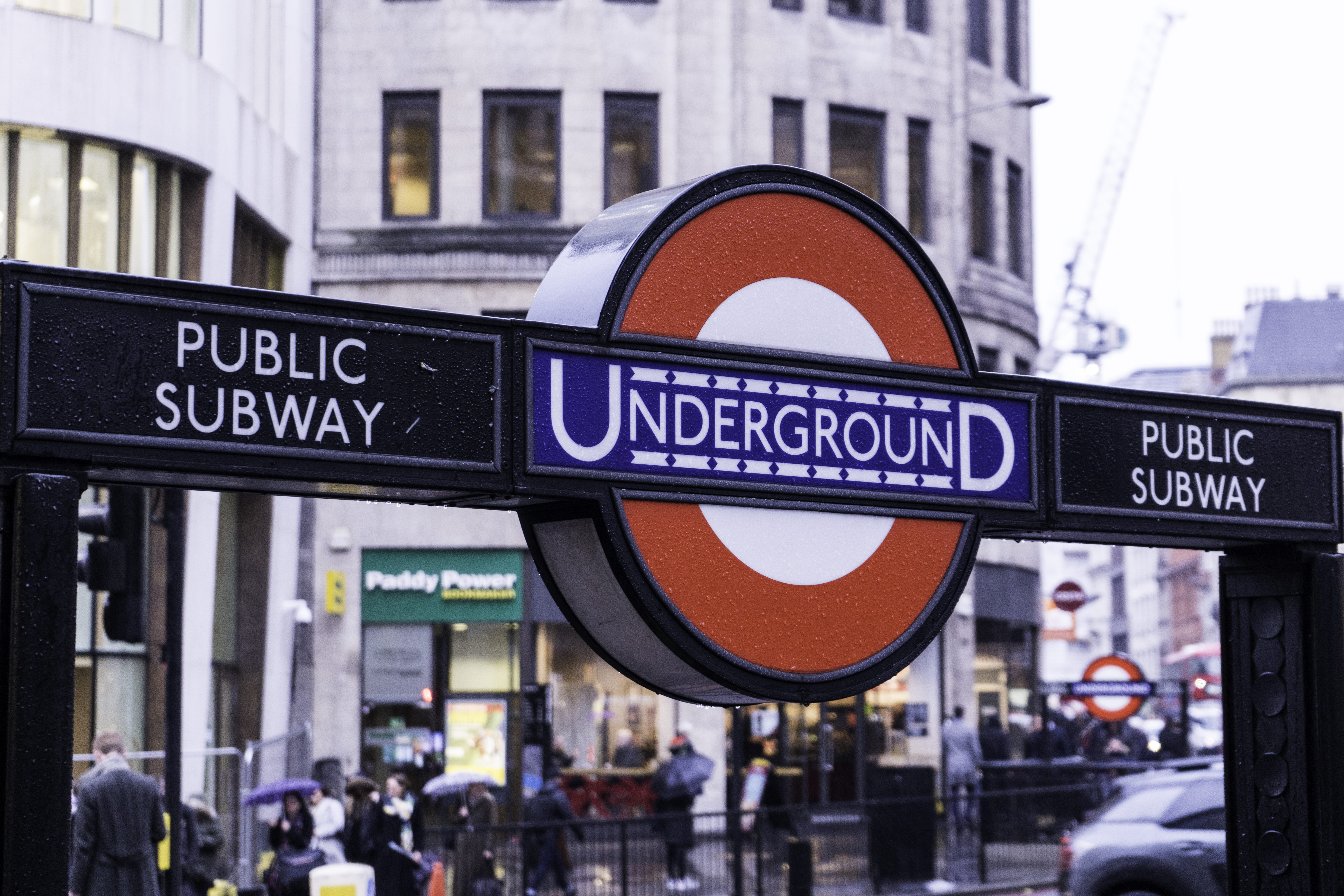 incidental people, day, road sign, communication, transport, focus on foreground, travel destinations, information, city life, road, underground, street, HD Wallpaper