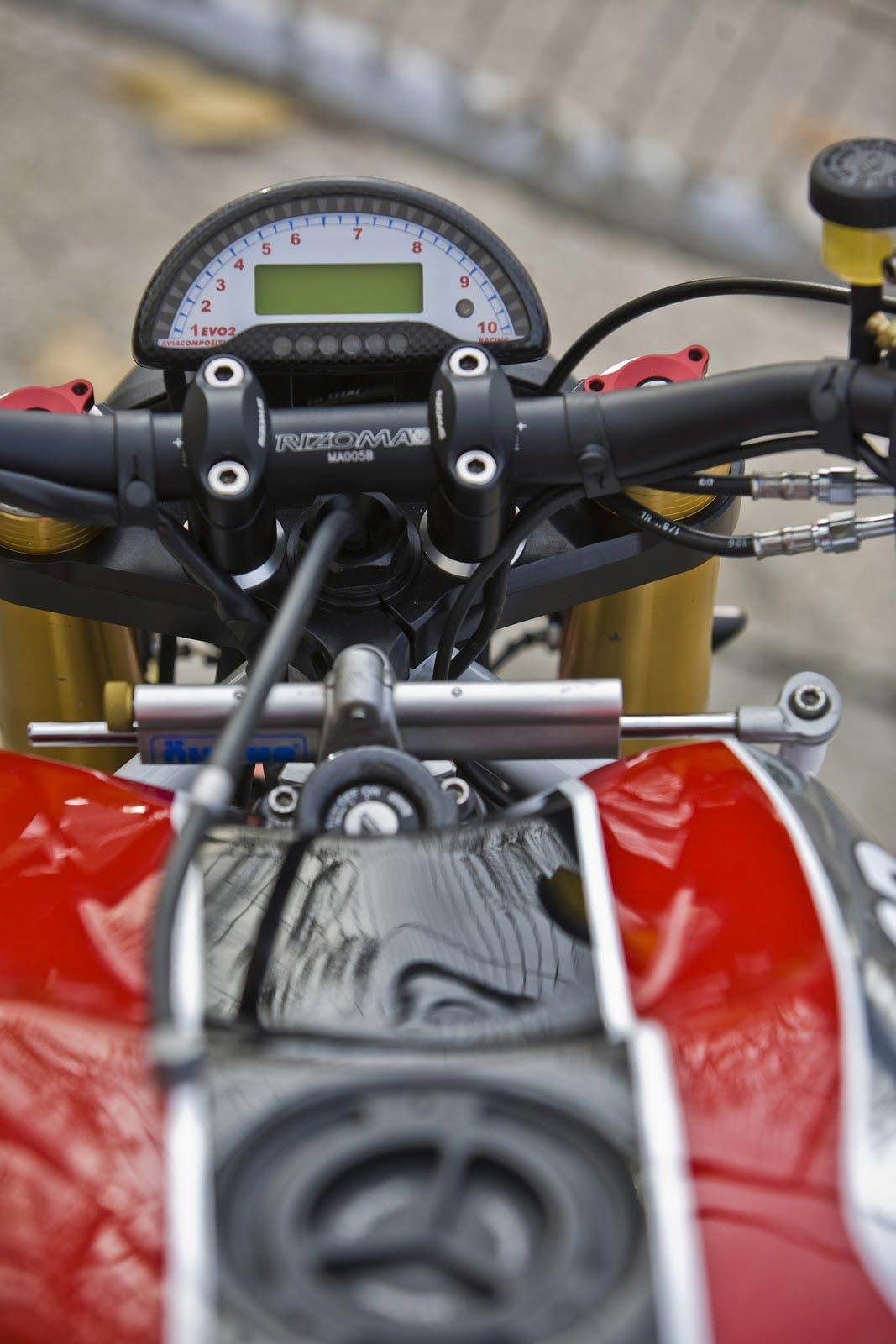 selective focus, 720P, air vehicle, motorcycle, Ducati, red, speed, fuel and power generation, land vehicle, refueling, competition, transportation, sport, Phone HD Wallpaper