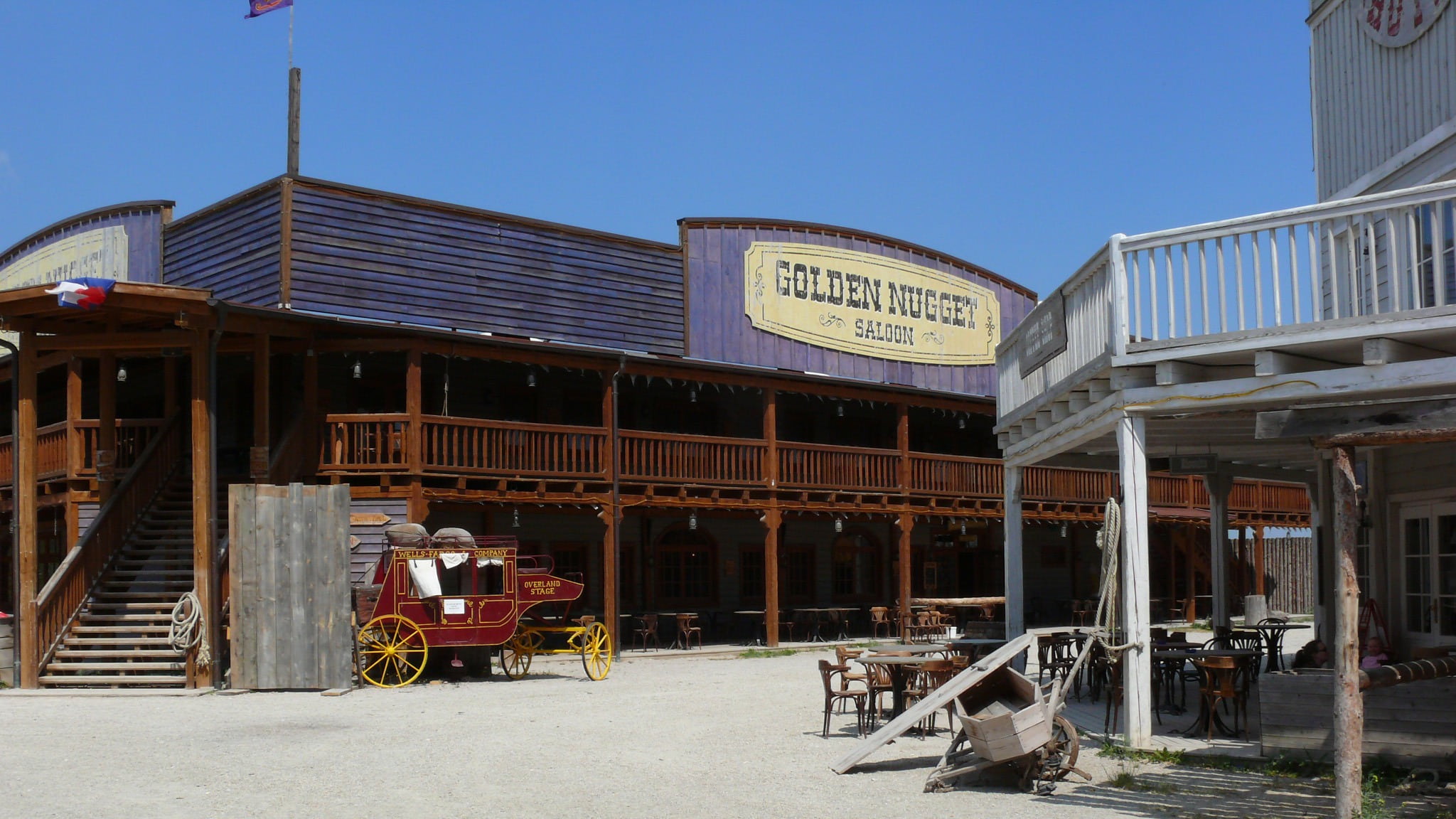 mode of transportation, sign, built structure, city, western script, wild west, daytime, communication, sky, nonamecity, ghost town, business, painted, HD Wallpaper