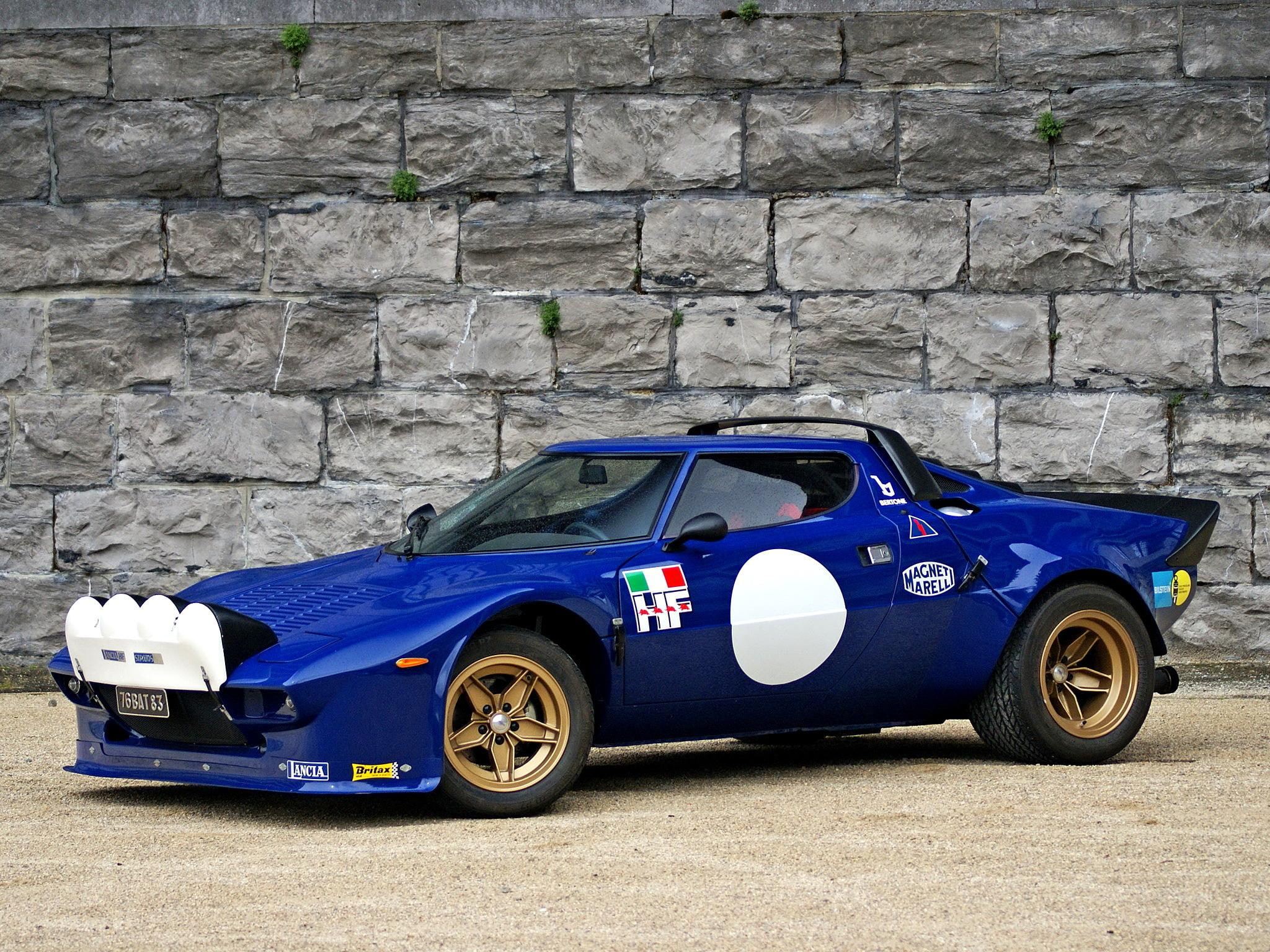 cars, stratos, race, sports, blue, lancia, antique, vintage, coupe, gruppo, 1080P, classic, HD Wallpaper