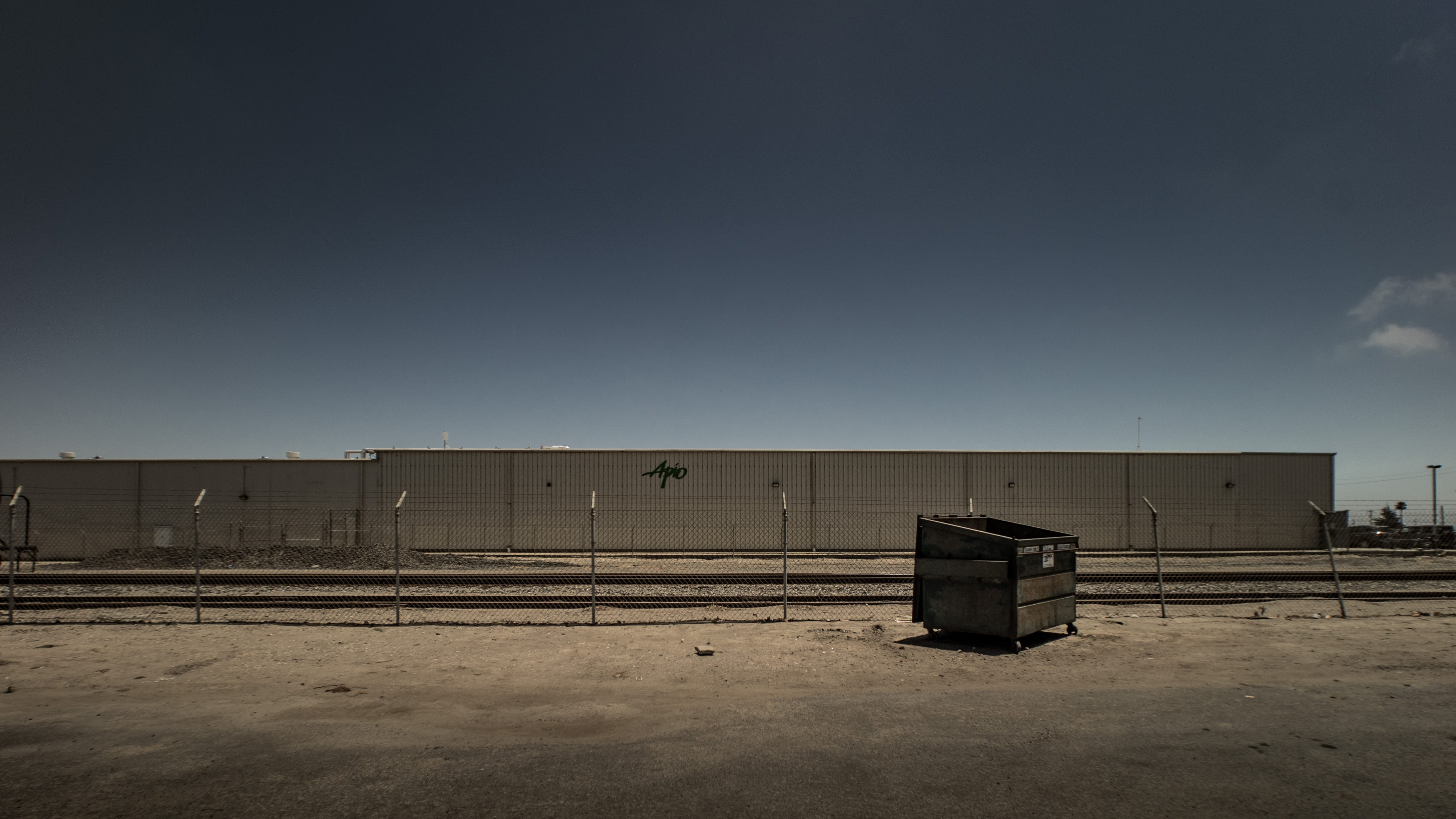 railroad, abandoned, built structure, sky, concrete, building, architecture, warehouse, land, 4K, nowhere, day, outdoors, boundary, barrier, environment, HD Wallpaper