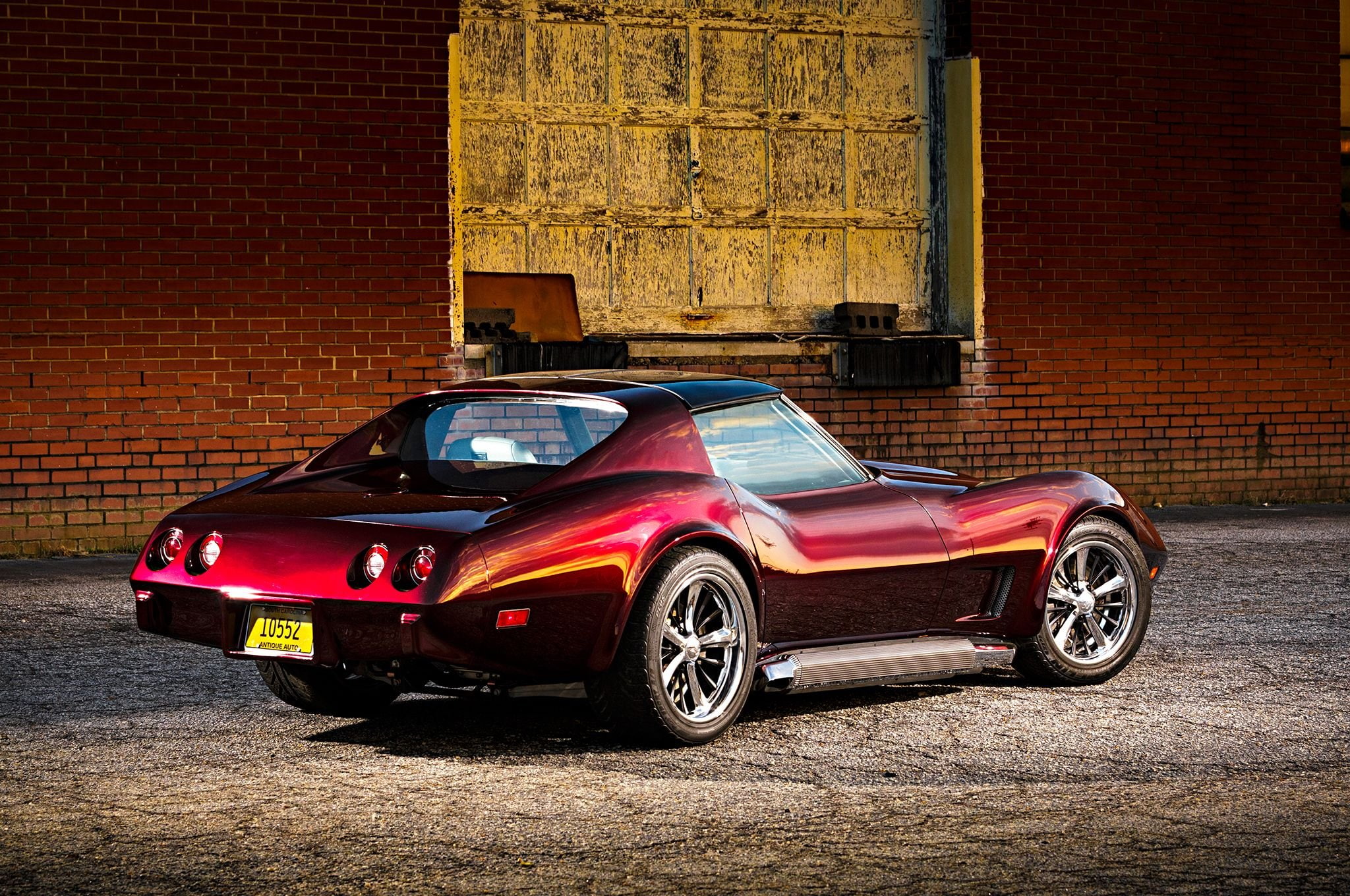 chevrolet, chevy, rod, classic, hot, corvette, supercar, custom, hotrod, 1080P, 1976, muscle, rods, HD Wallpaper