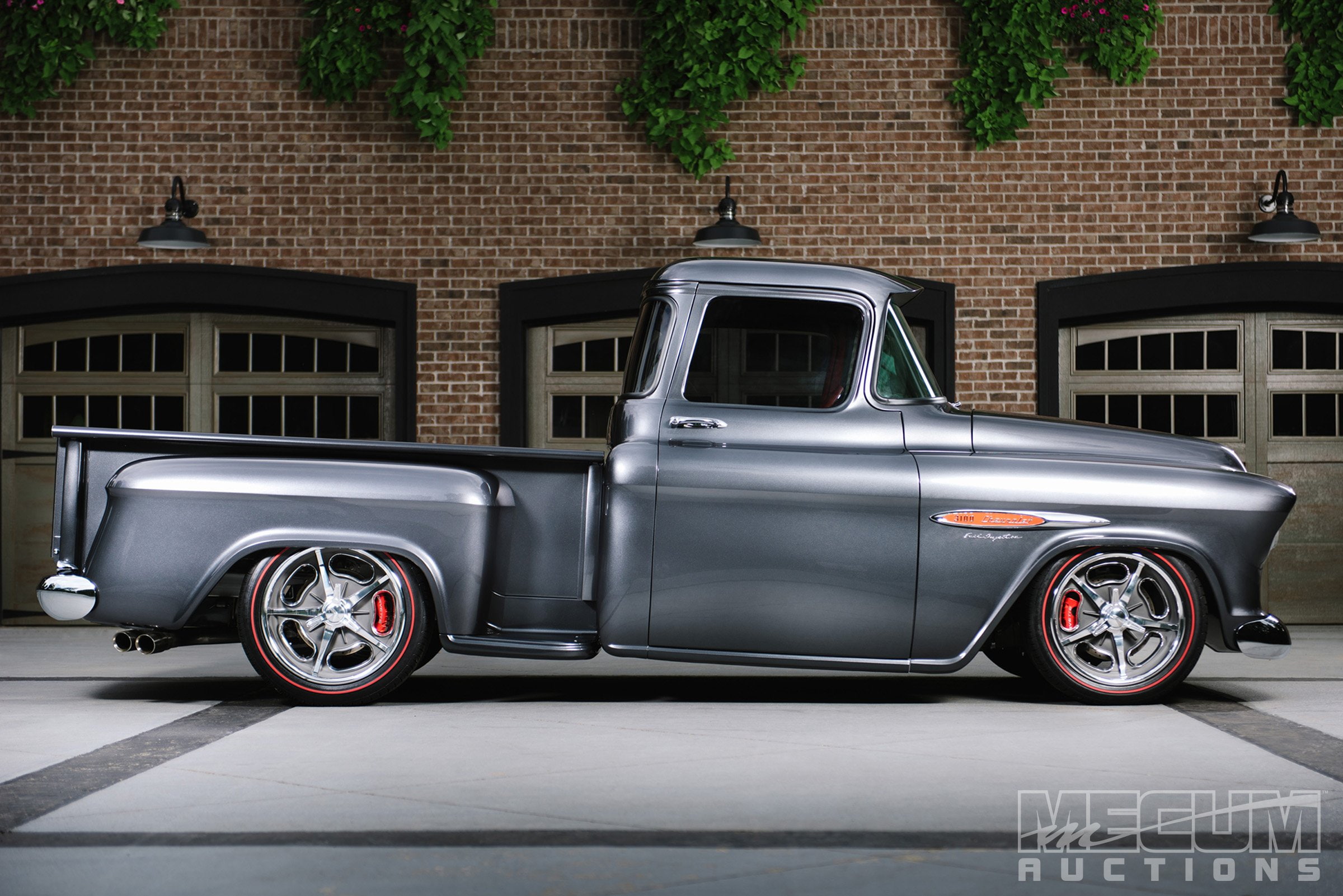 1955, hot, pickup, rod, chevrolet, street, usa, 1080P, 3100, streetrod, HD Wallpaper