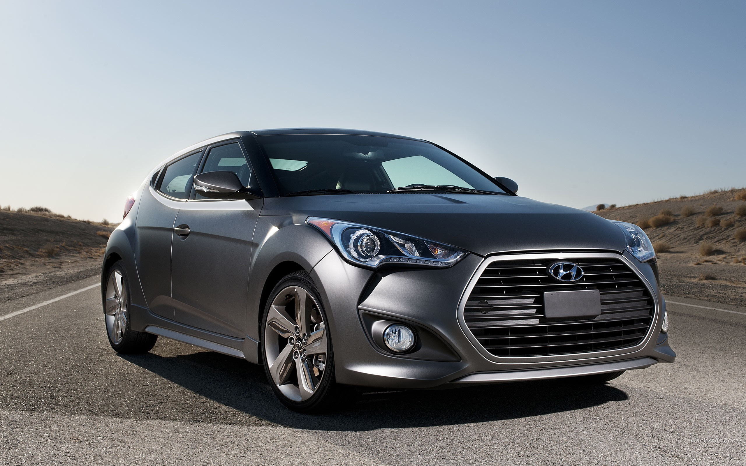 vehicle, Hyundai, silver cars, Veloster, car, 2K, HD Wallpaper