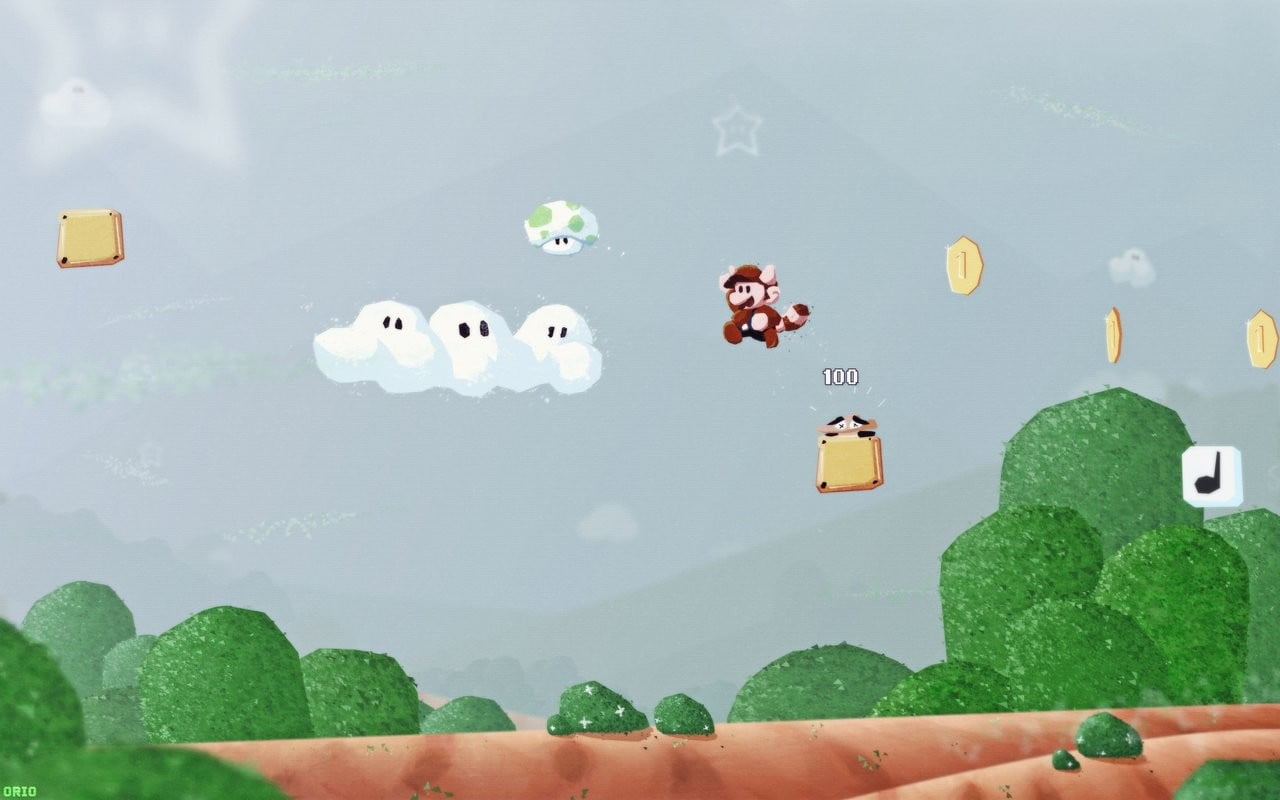 people, Mario Bros., close-up, Super Mario, nature, digital composite, environment, mario, variation, day, leisure activity, screenshot, 720P, super, plant, HD Wallpaper