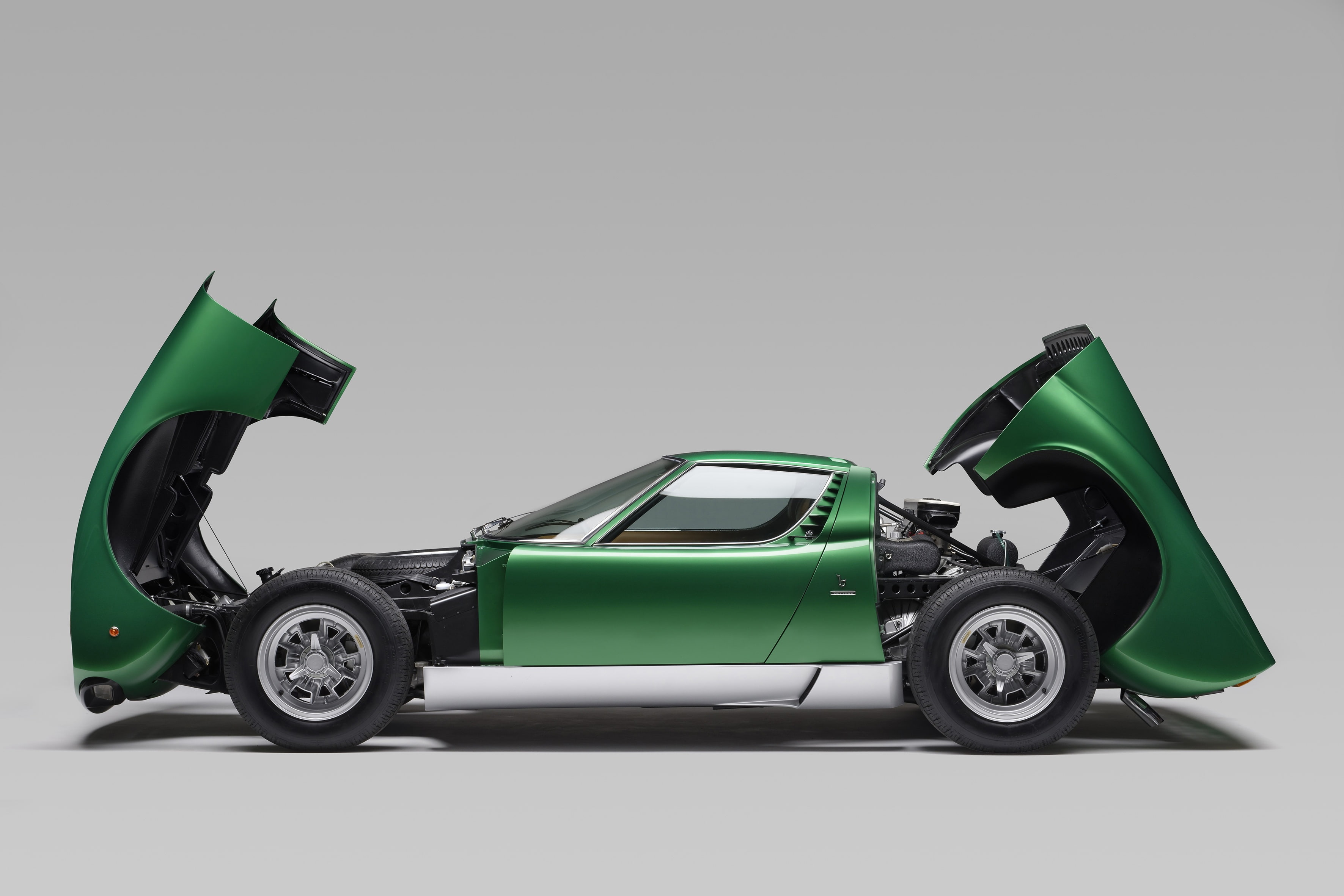 automobile, classic, auto, p400, bertone, vehicle, car, supercar, 2K, miura, lamborghini, 1971, HD Wallpaper