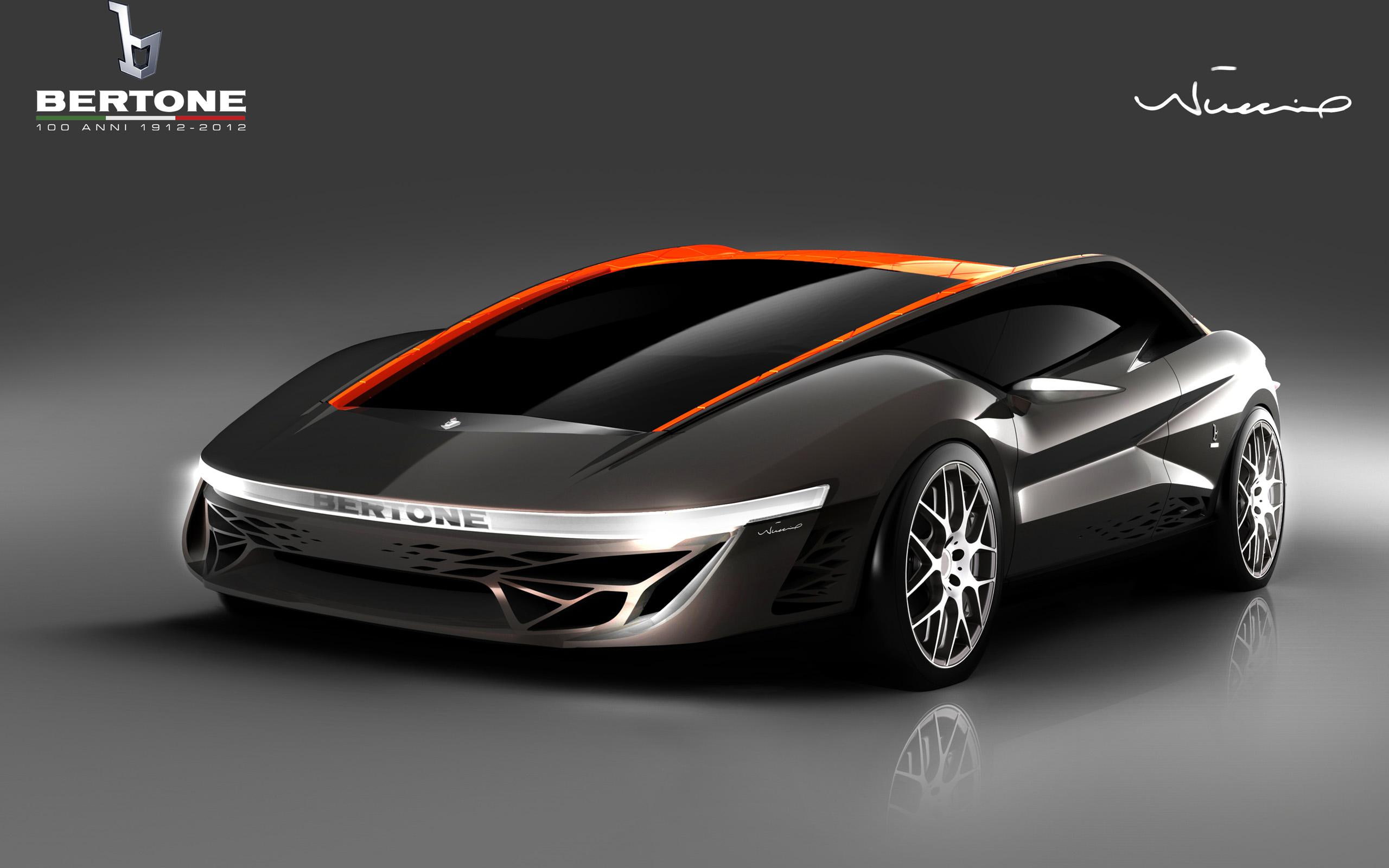 sports, other cars, cars, 2K, black, nuccio, concept, bertone, car, HD Wallpaper