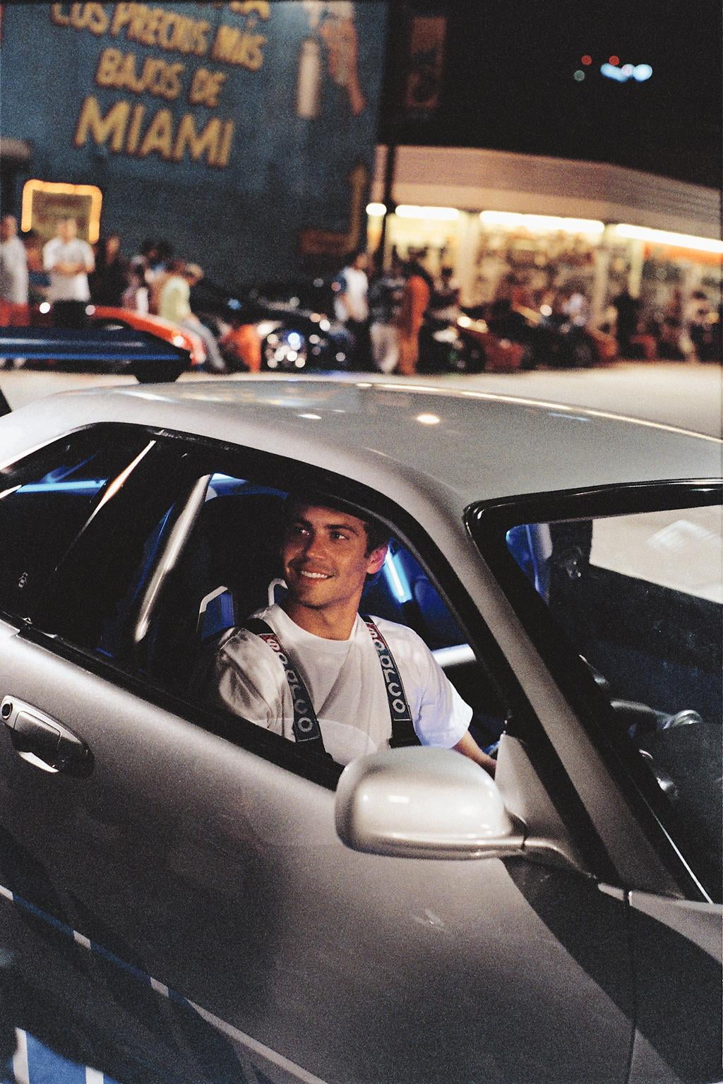Fast and Furious, 2002 Nissan Skyline GT-R V-SPEC II, race cars, happiness, Nissan Skyline ER34, 720P, smile, Paul Walker, racer, people, Phone HD Wallpaper