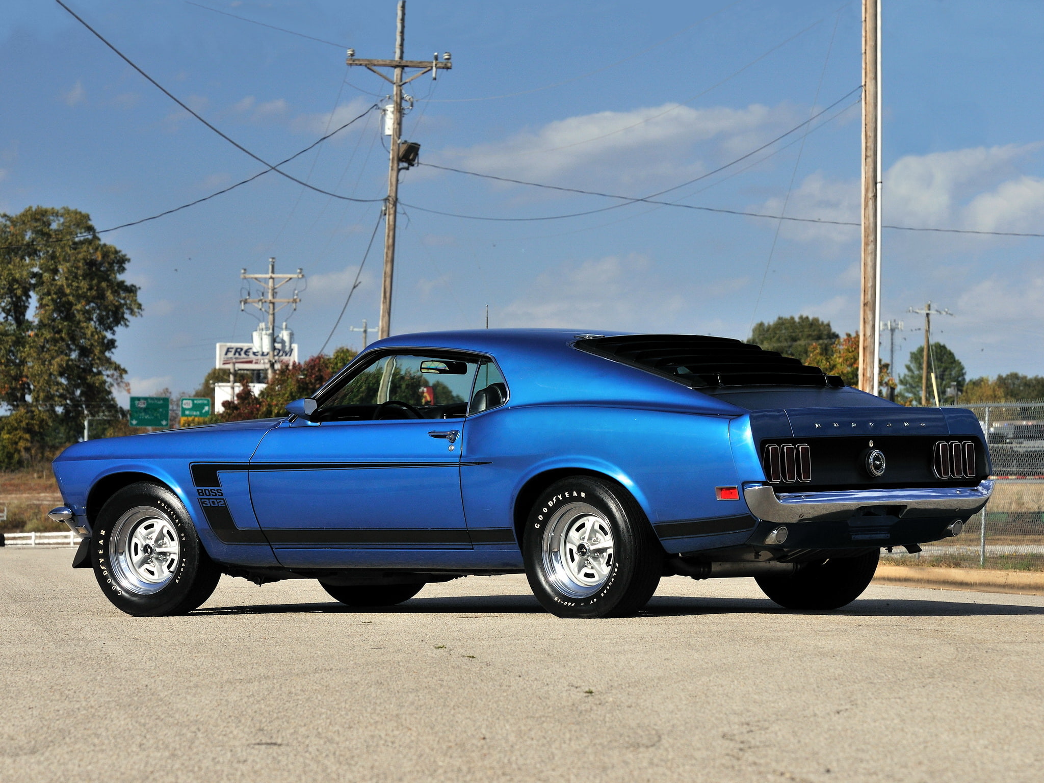 1080P, mustang, boss, muscle, ford, 302, classic, 1969, HD Wallpaper