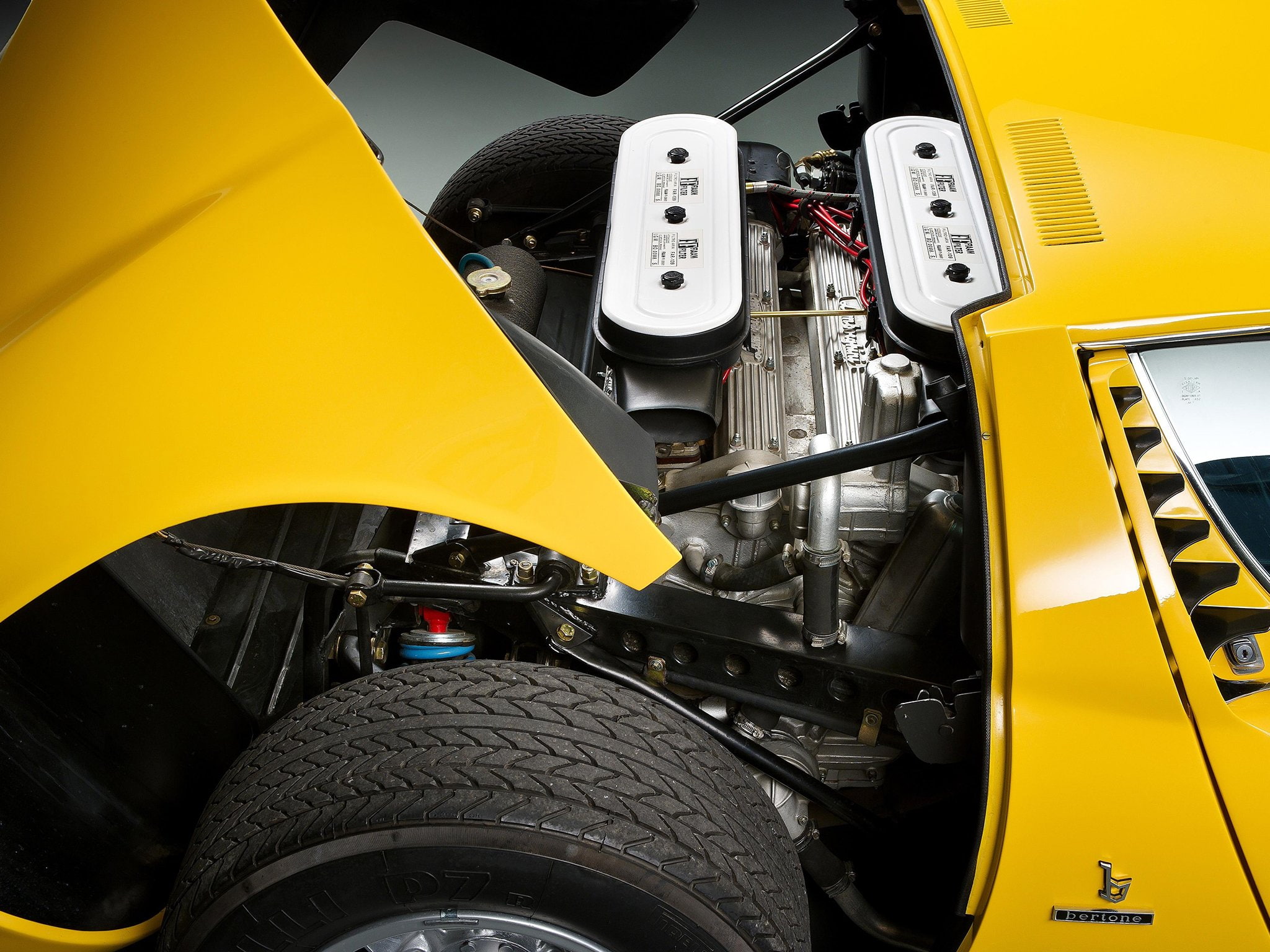 uk spec, 1080P, s v, 1971, lamborghini, supercar, classic, miura, p400, HD Wallpaper
