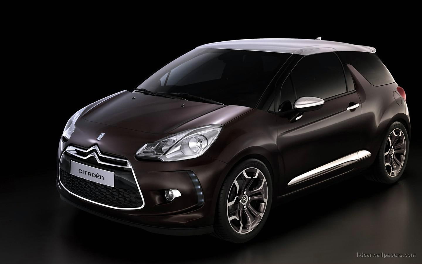 inside, ds, citroen, cars, c, concept, brown, 720P, HD Wallpaper