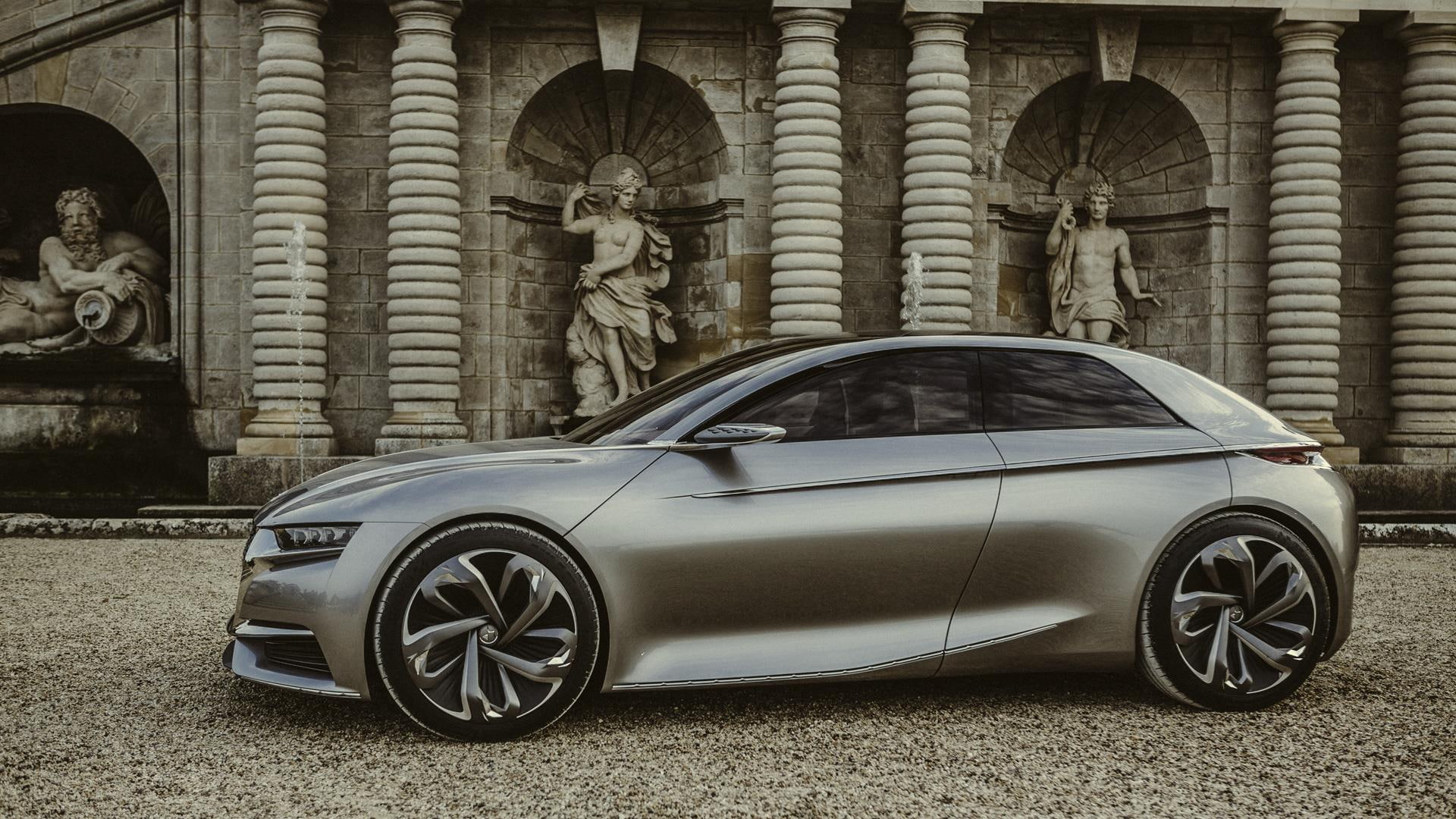 transportation, spirituality, representation, architecture, citroen, building, religion, divine, car, wheel, land vehicle, motor vehicle, 1080P, place of worship, HD Wallpaper