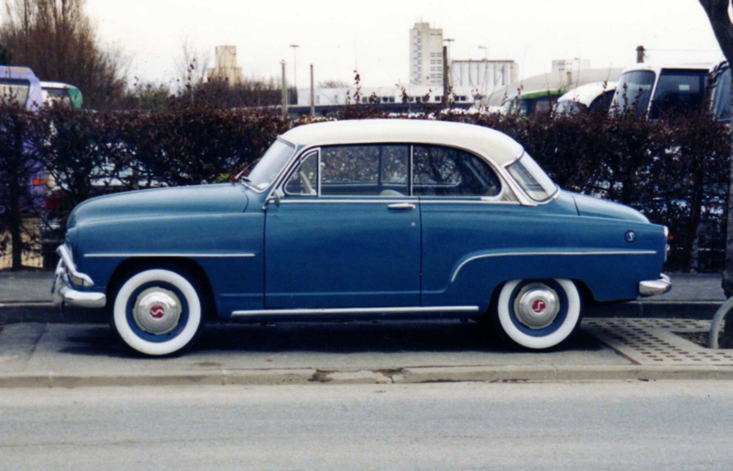 coupe, simca, large, french, aronde, grand, classic, 1080P, cars, HD Wallpaper